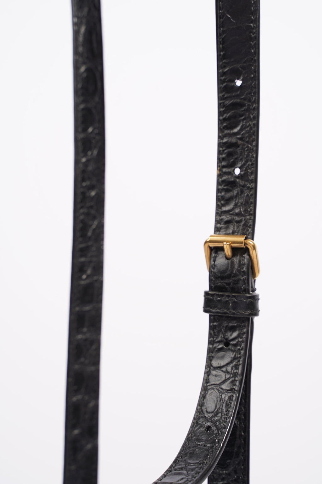 Saint Laurent Womens Sac De Jour Black / Croc Nano