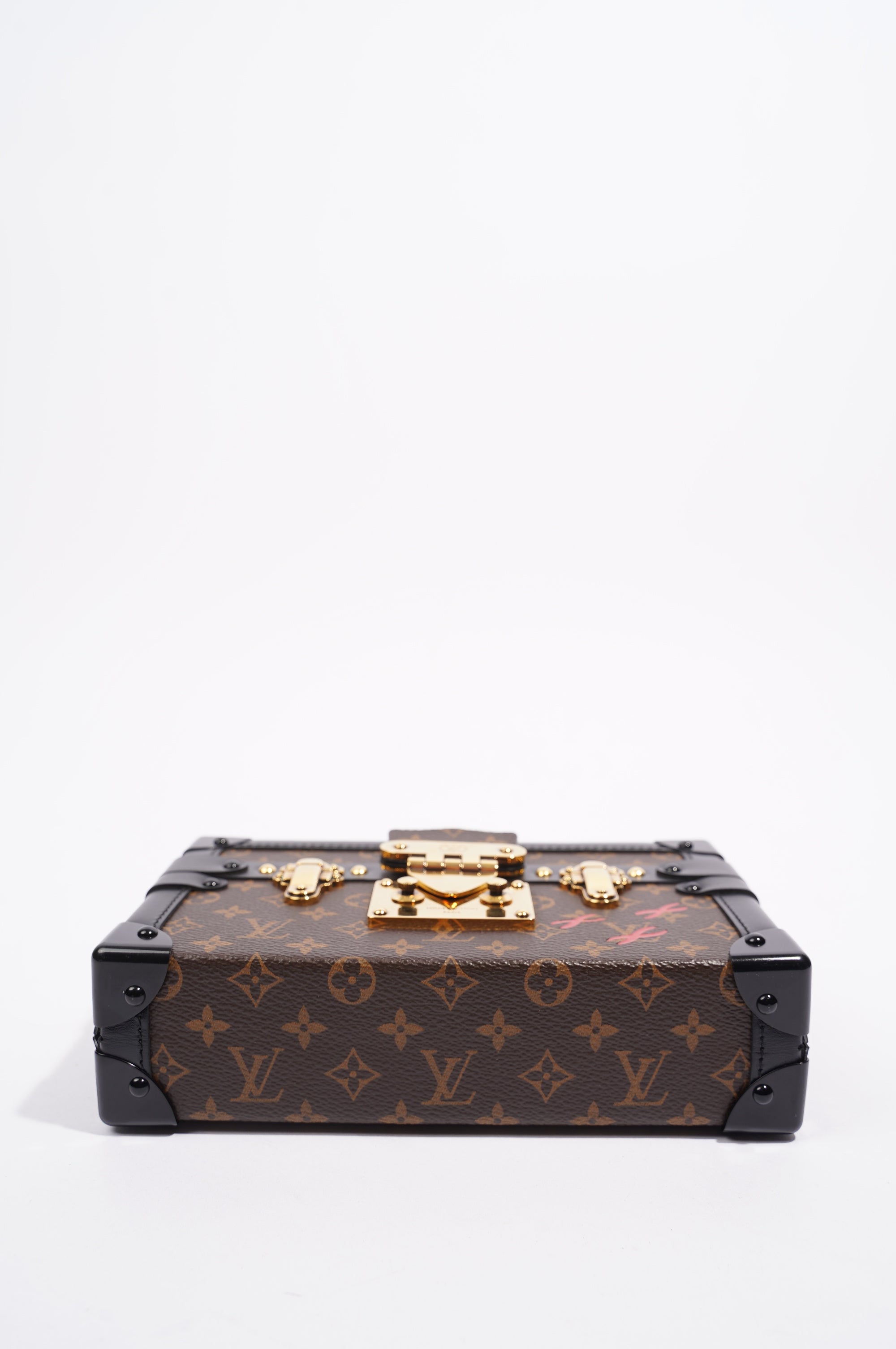 Louis Vuitton Womens Petite Malle Monogram / Black