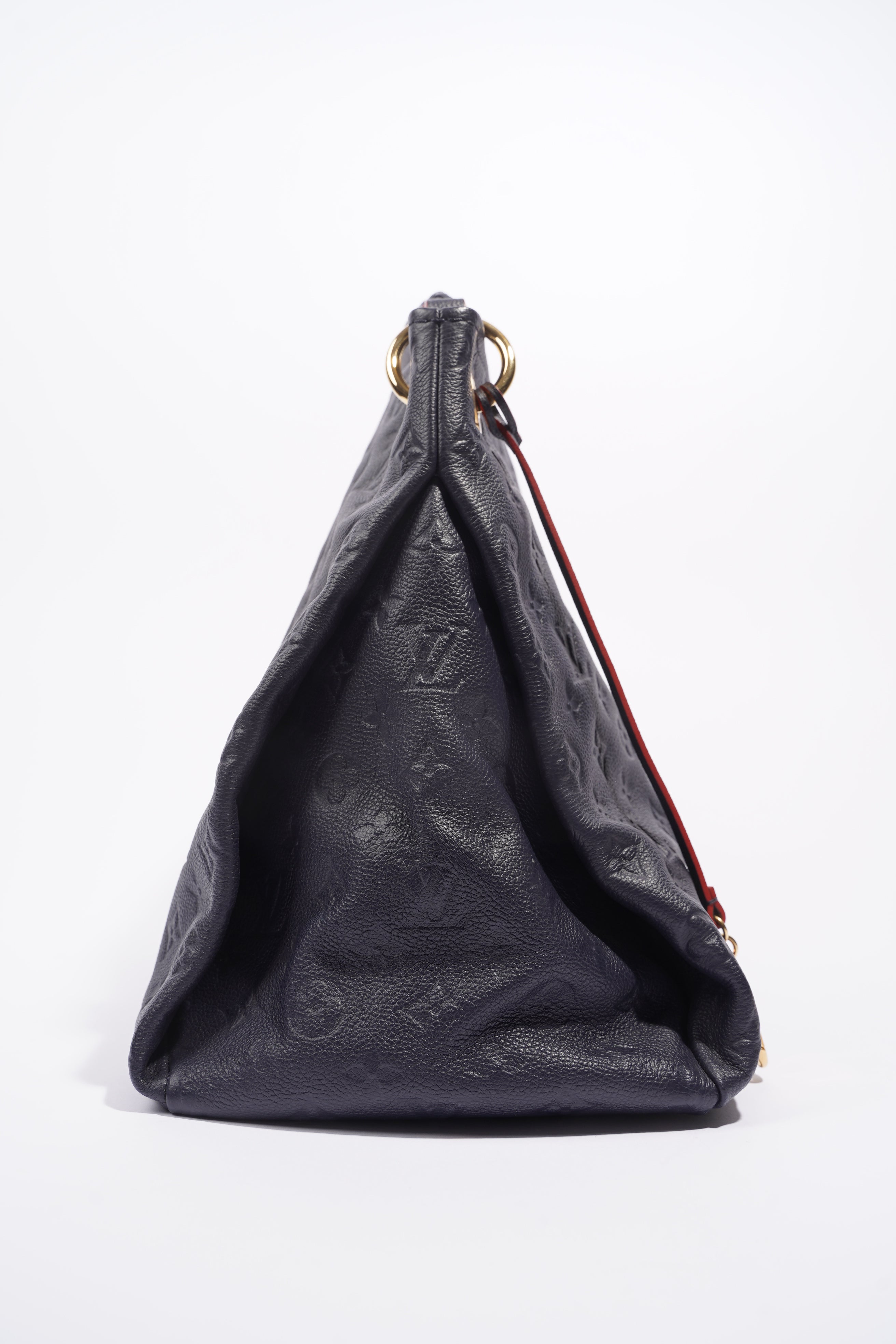 Louis Vuitton Womens Artsy Navy Empreinte Leather MM