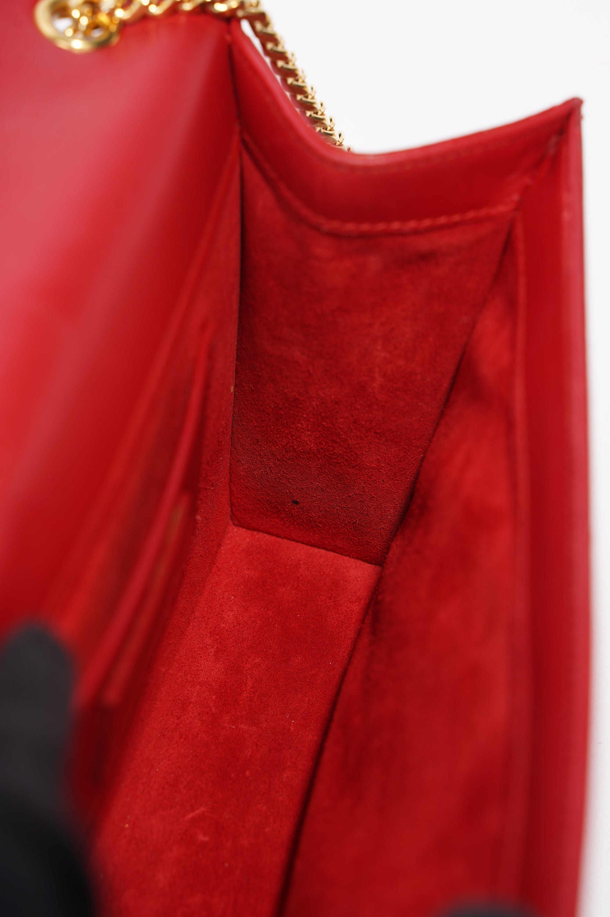 Saint Laurent Kate Tassle Bag Red / Gold Medium