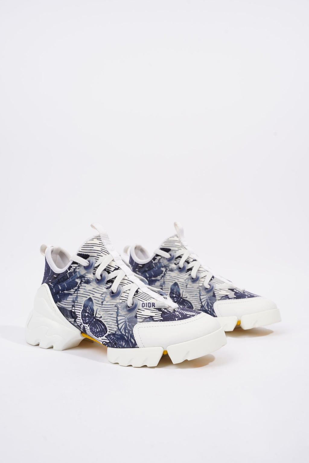 Christian Dior Womens D-Connect White / Blue EU 36.5 / UK 3.5