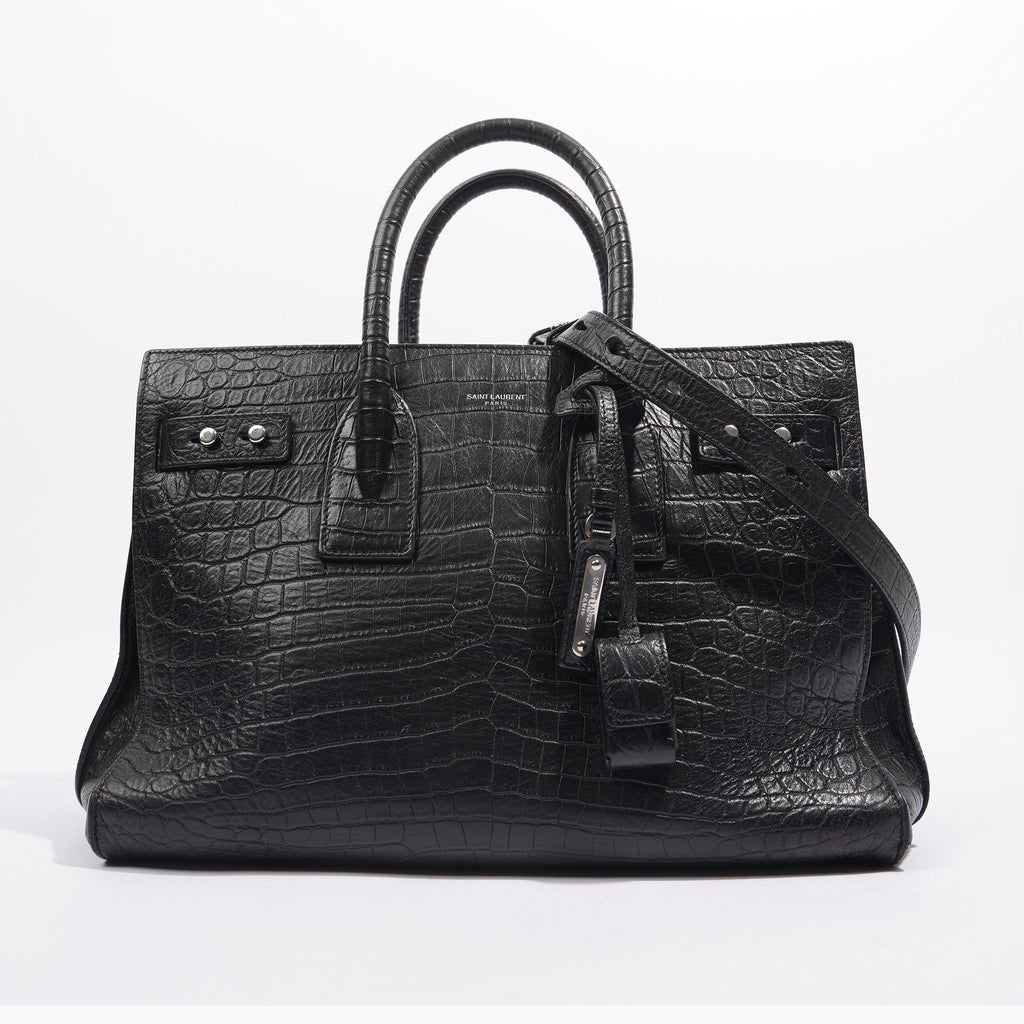 Saint Laurent Womens Sac de Jour Black Small