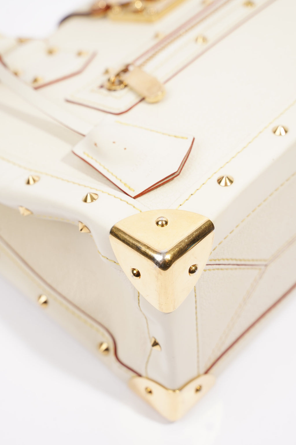Louis Vuitton Womens Vintage Suhali Le Fabuleux Tote Bag White / Gold