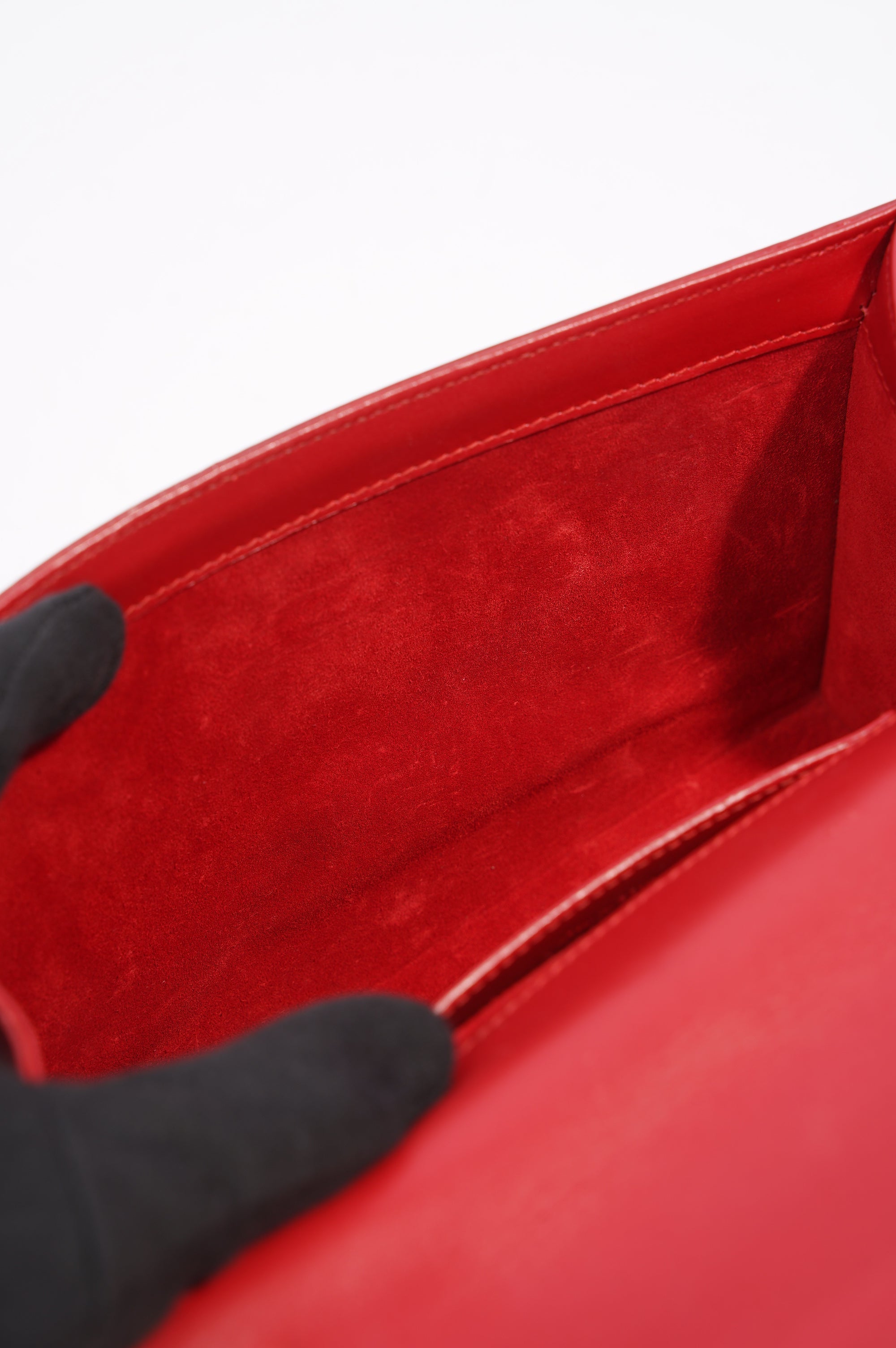 Saint Laurent Kate Tassle Bag Red / Gold Medium
