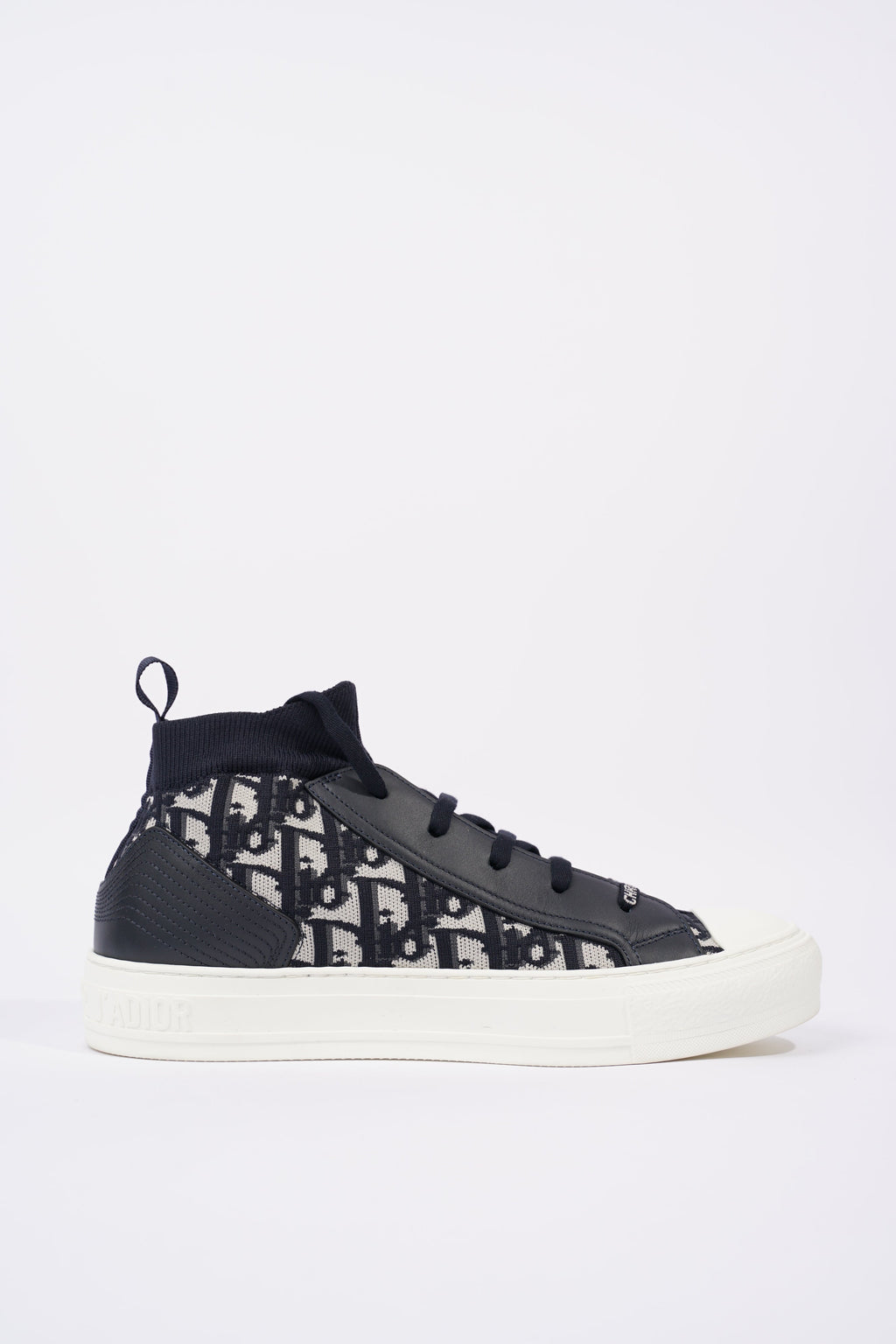 Christian Dior Womens Walk n' Dior High Top Navy / White EU 40 / UK 7