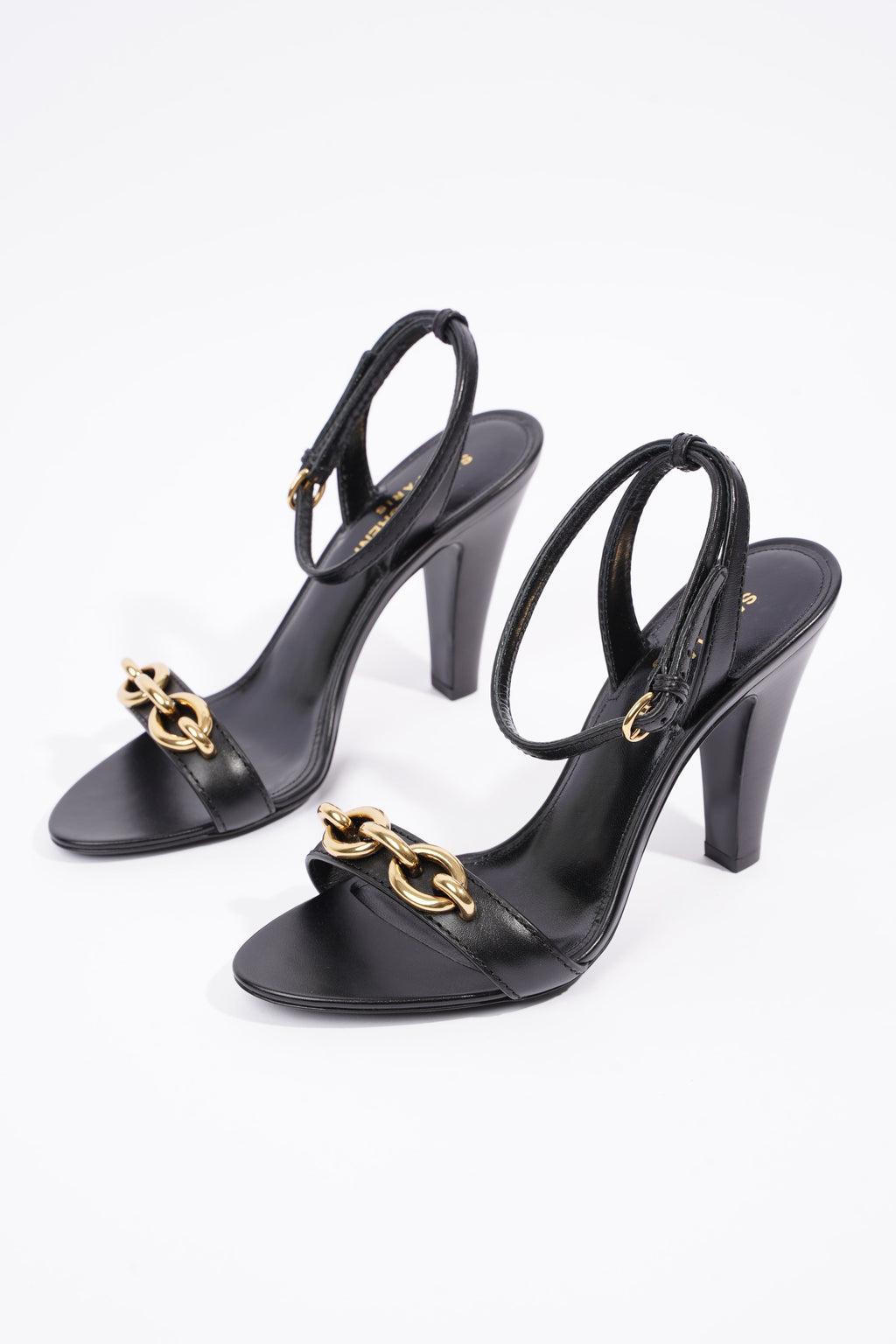 Saint Laurent Womens Maillon 95 Black / Gold EU 37 / UK 4
