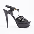 Saint Laurent Womens Tribute Platform Heel 90 Black EU 39.5 / EU 6.5