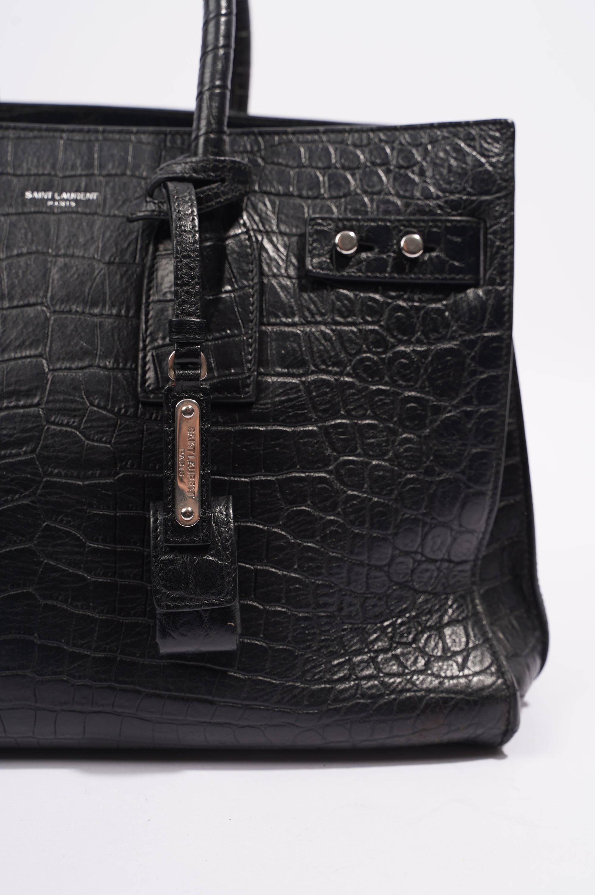 Saint Laurent Womens Sac de Jour Black Small