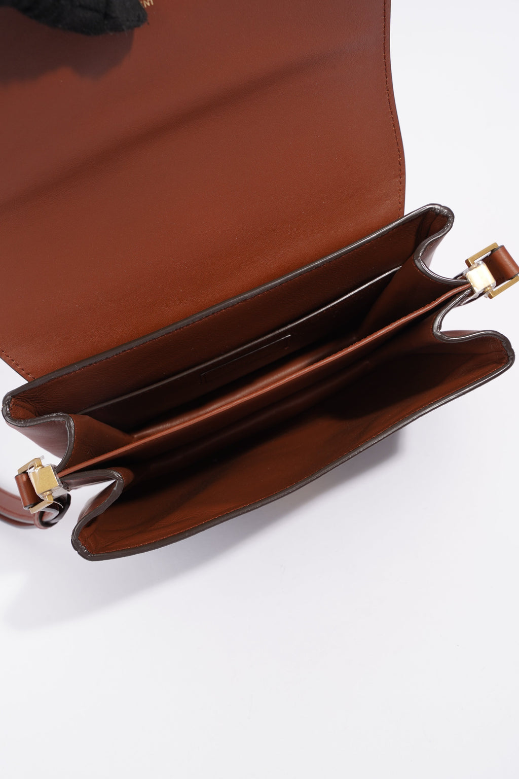 Saint Laurent Le Monagramme Small Satchel Chestnut