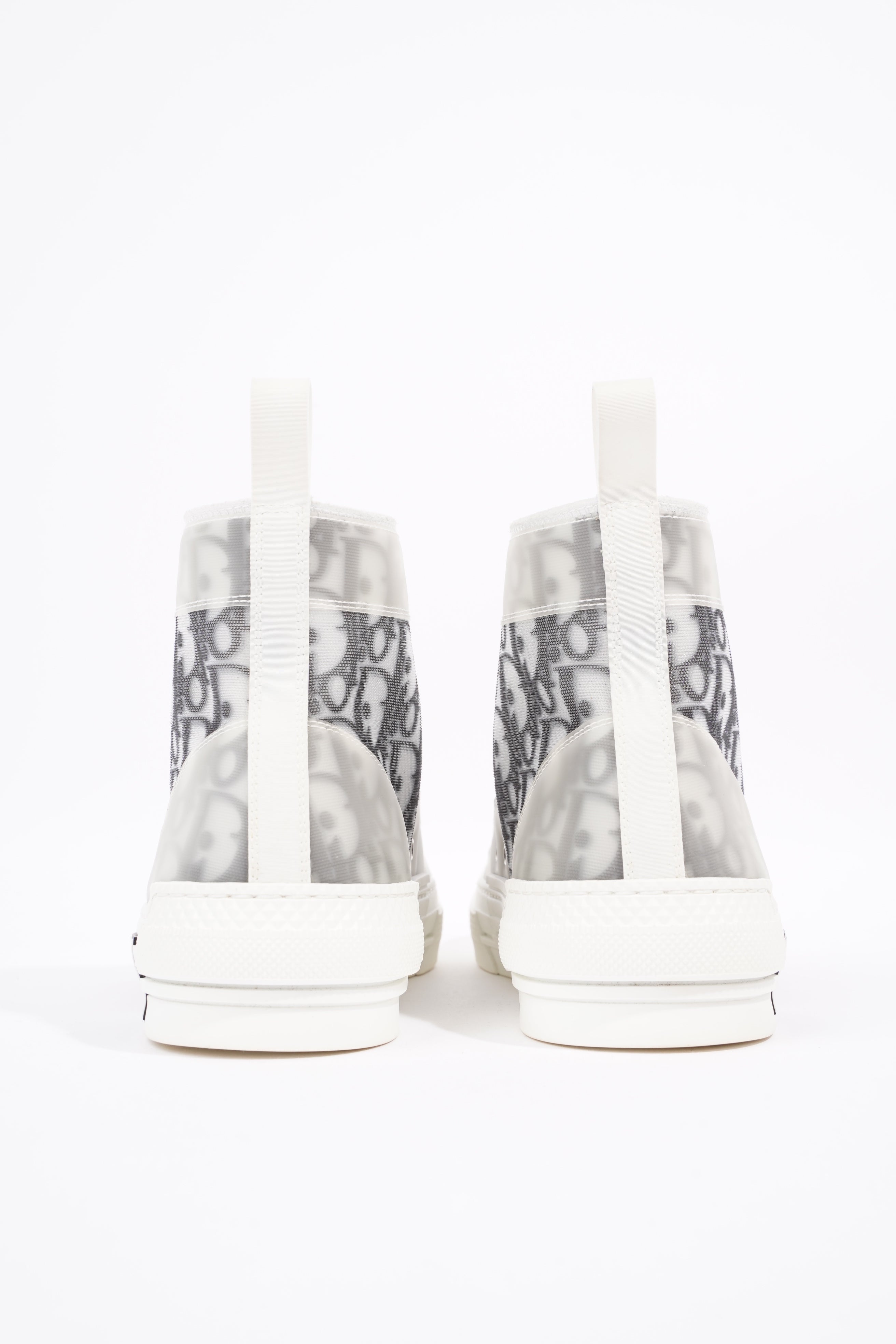 Christian Dior Mens B23 High Top Grey / Oblique EU 40 / UK 6