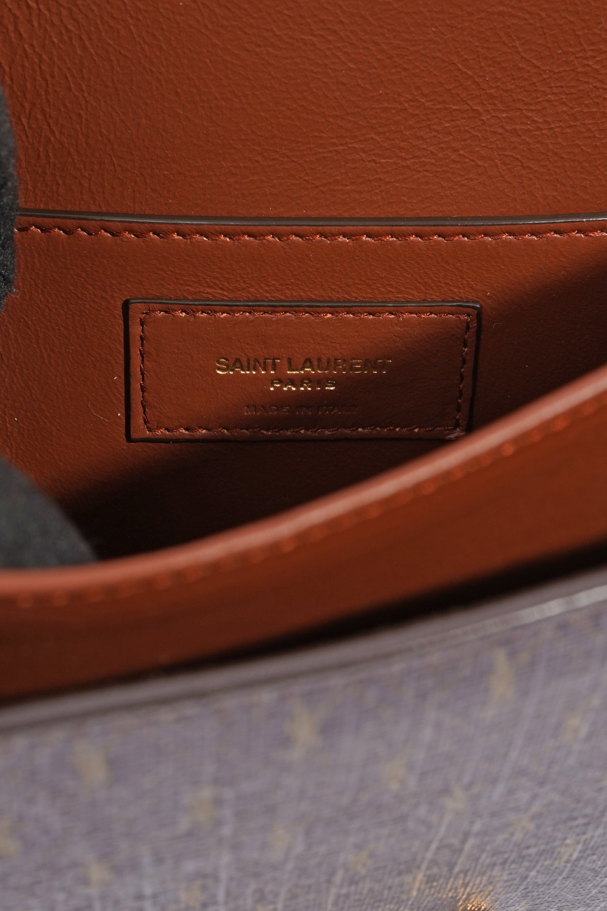 Saint Laurent Le Monagramme Small Satchel Chestnut
