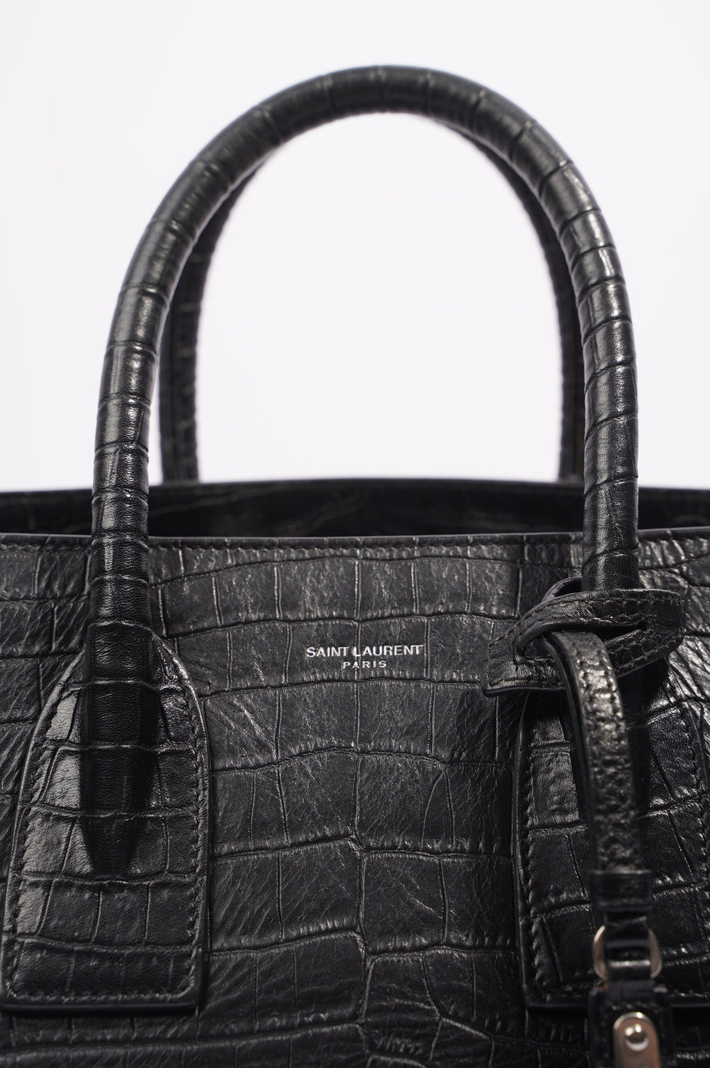 Saint Laurent Womens Sac de Jour Black Small