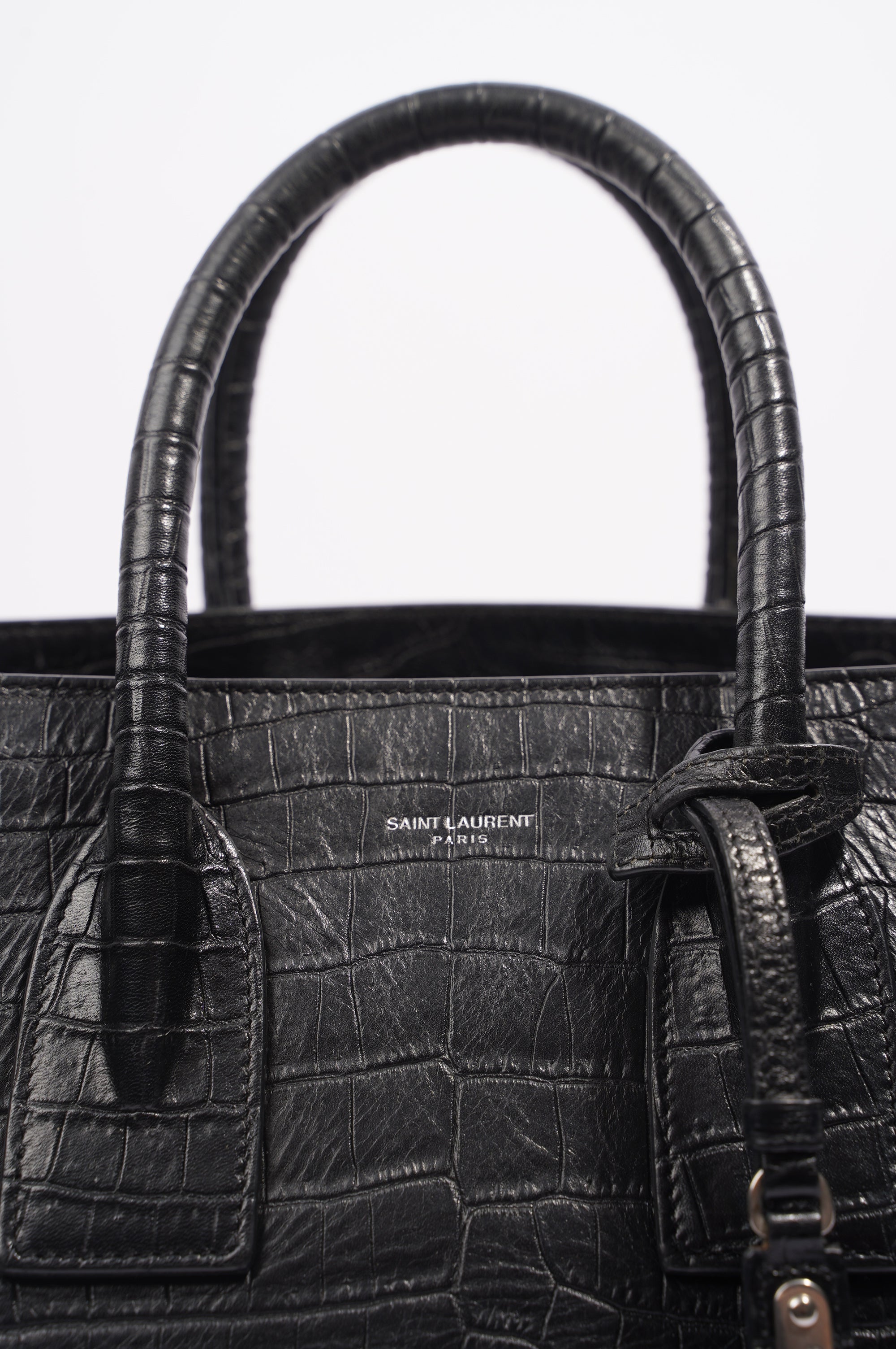 Saint Laurent Womens Sac de Jour Black Small