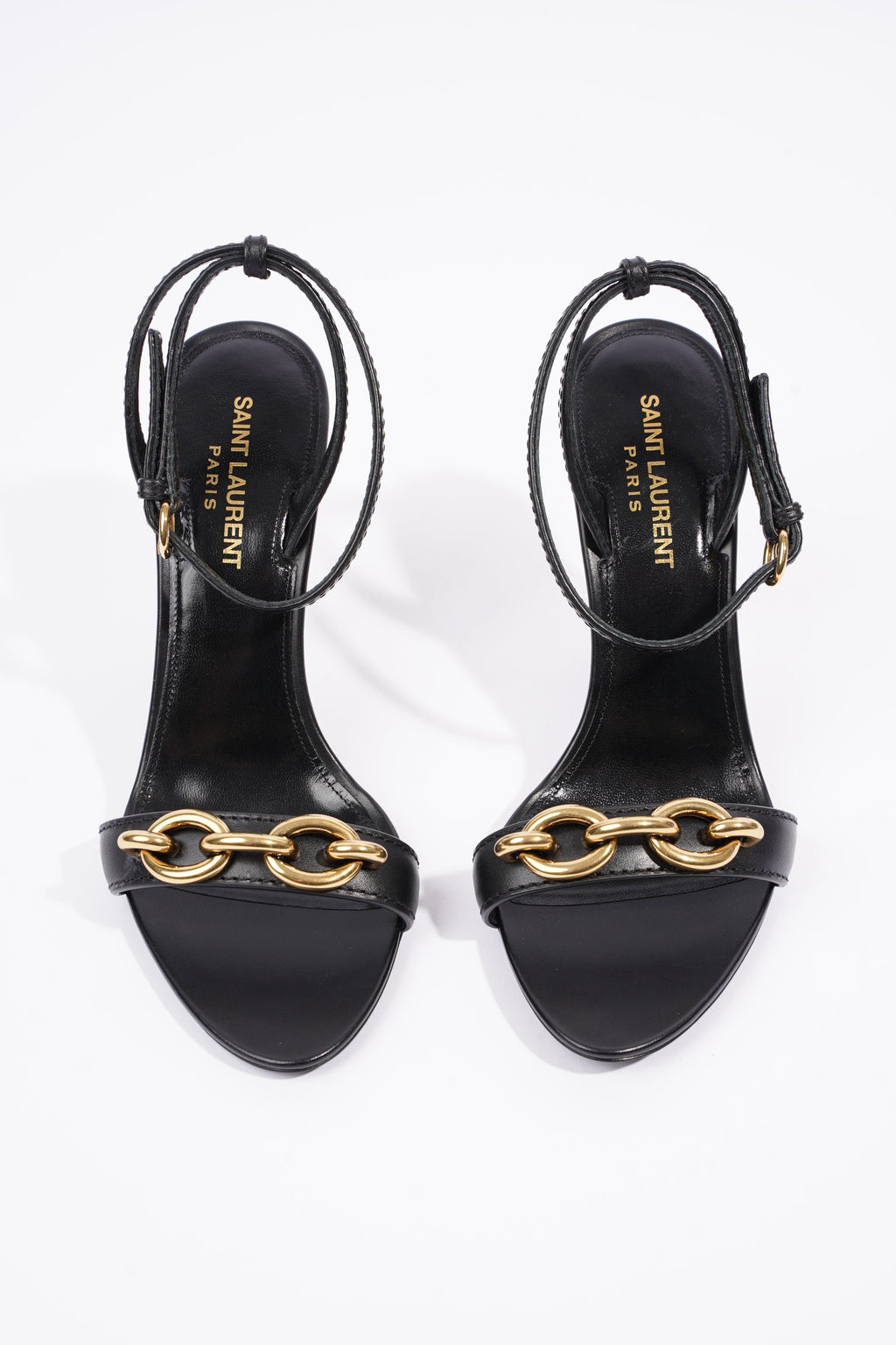 Saint Laurent Womens Maillon 95 Black / Gold EU 37 / UK 4