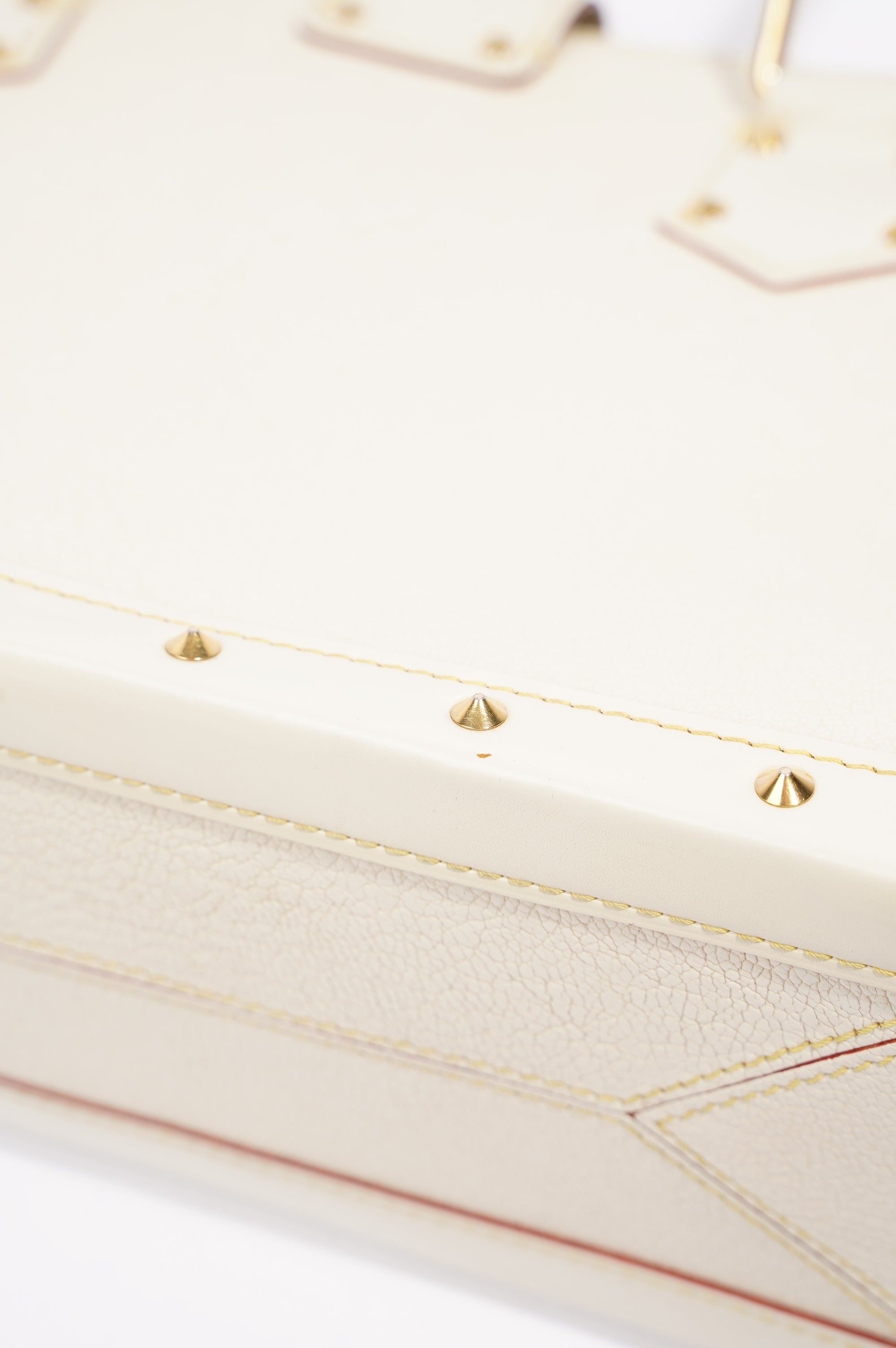 Louis Vuitton Womens Vintage Suhali Le Fabuleux Tote Bag White / Gold