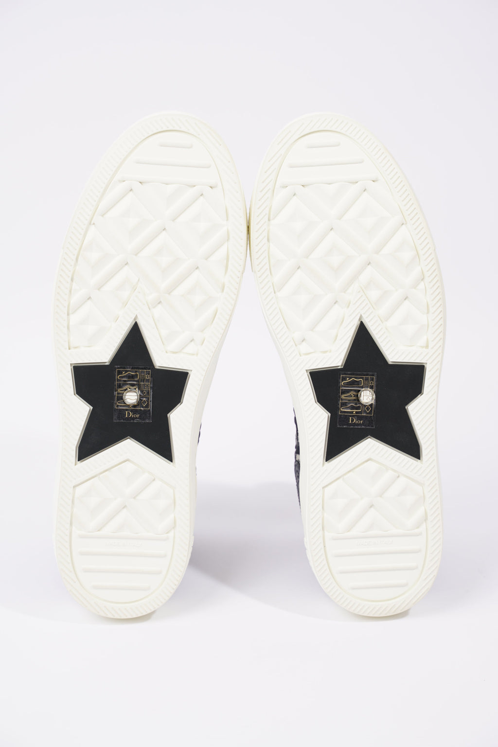 Christian Dior Womens Walk n' Dior High Top Navy / White EU 40 / UK 7