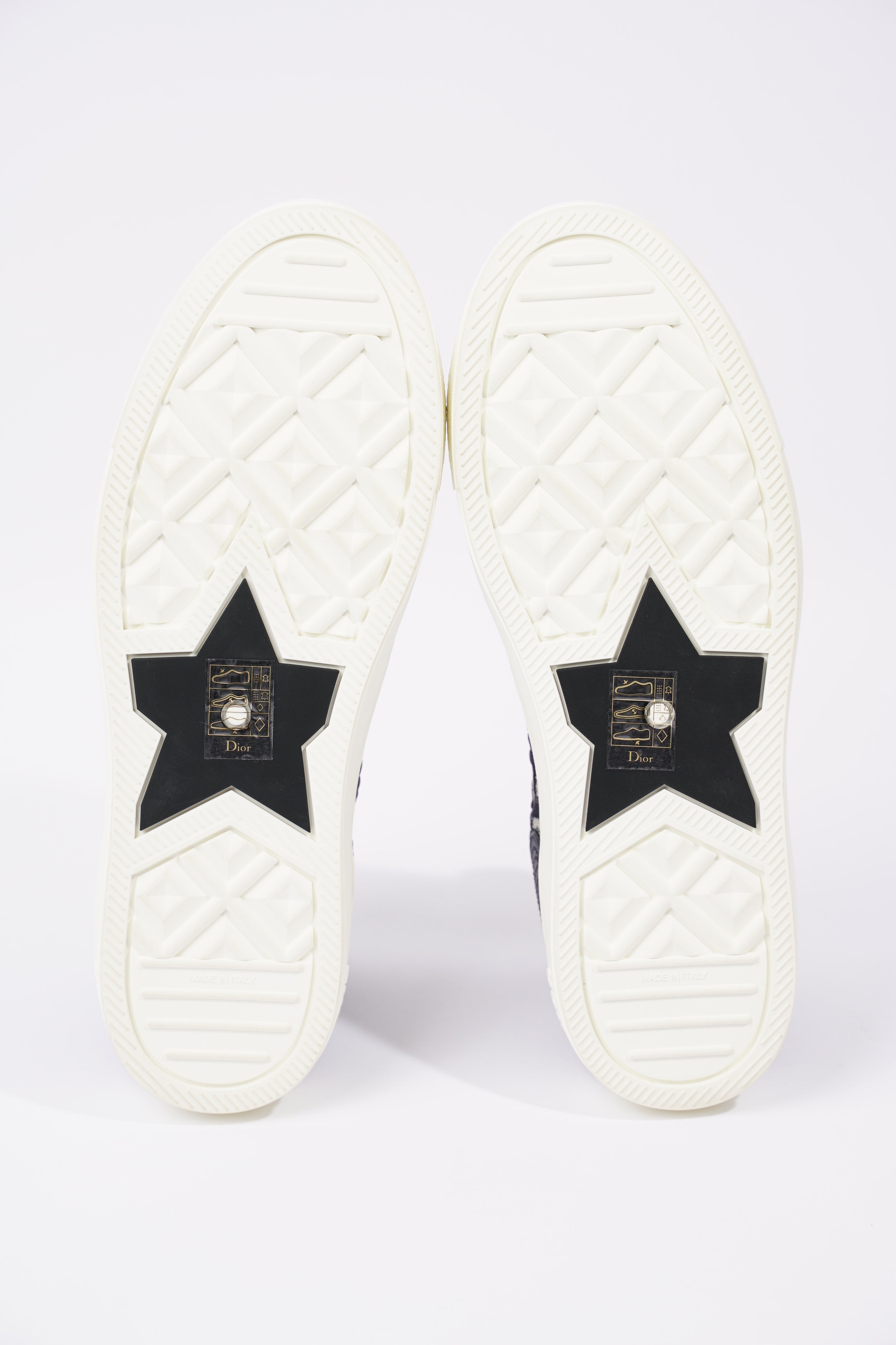 Christian Dior Womens Walk n' Dior High Top Navy / White EU 40 / UK 7