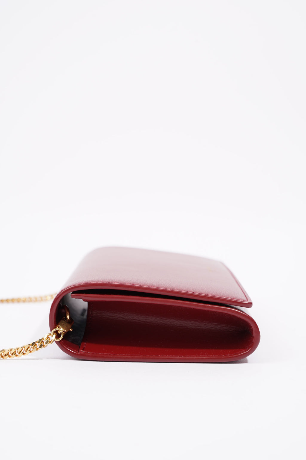 Saint Laurent Womens Mini Paris Bag Red Leather