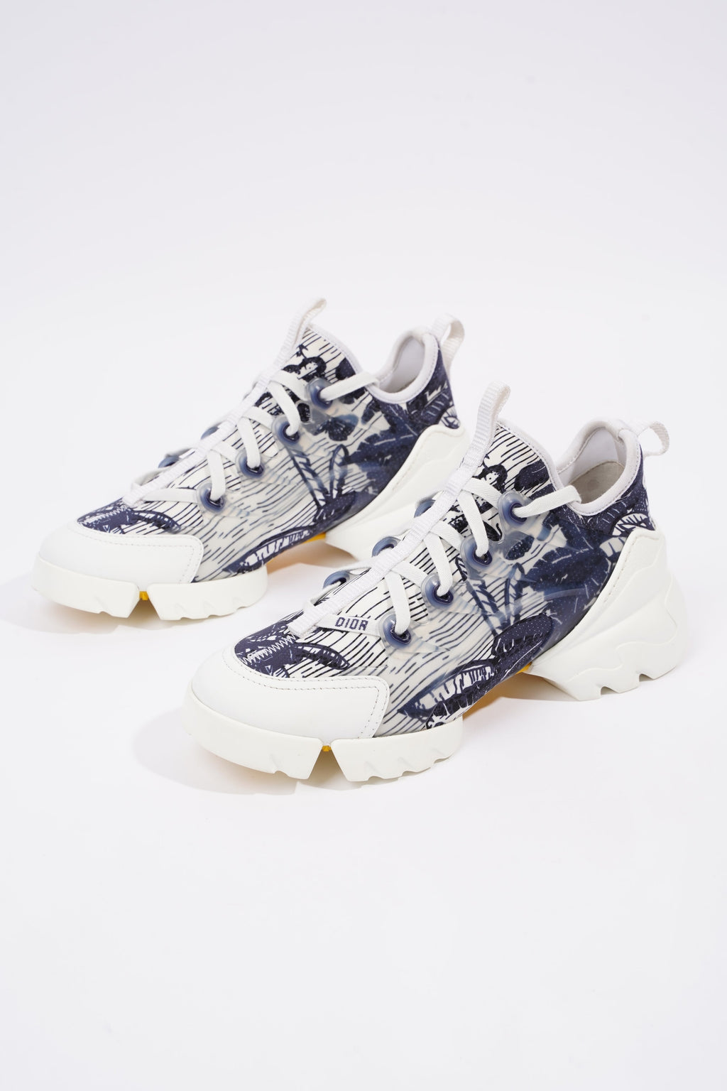 Christian Dior Womens D-Connect White / Blue EU 36.5 / UK 3.5