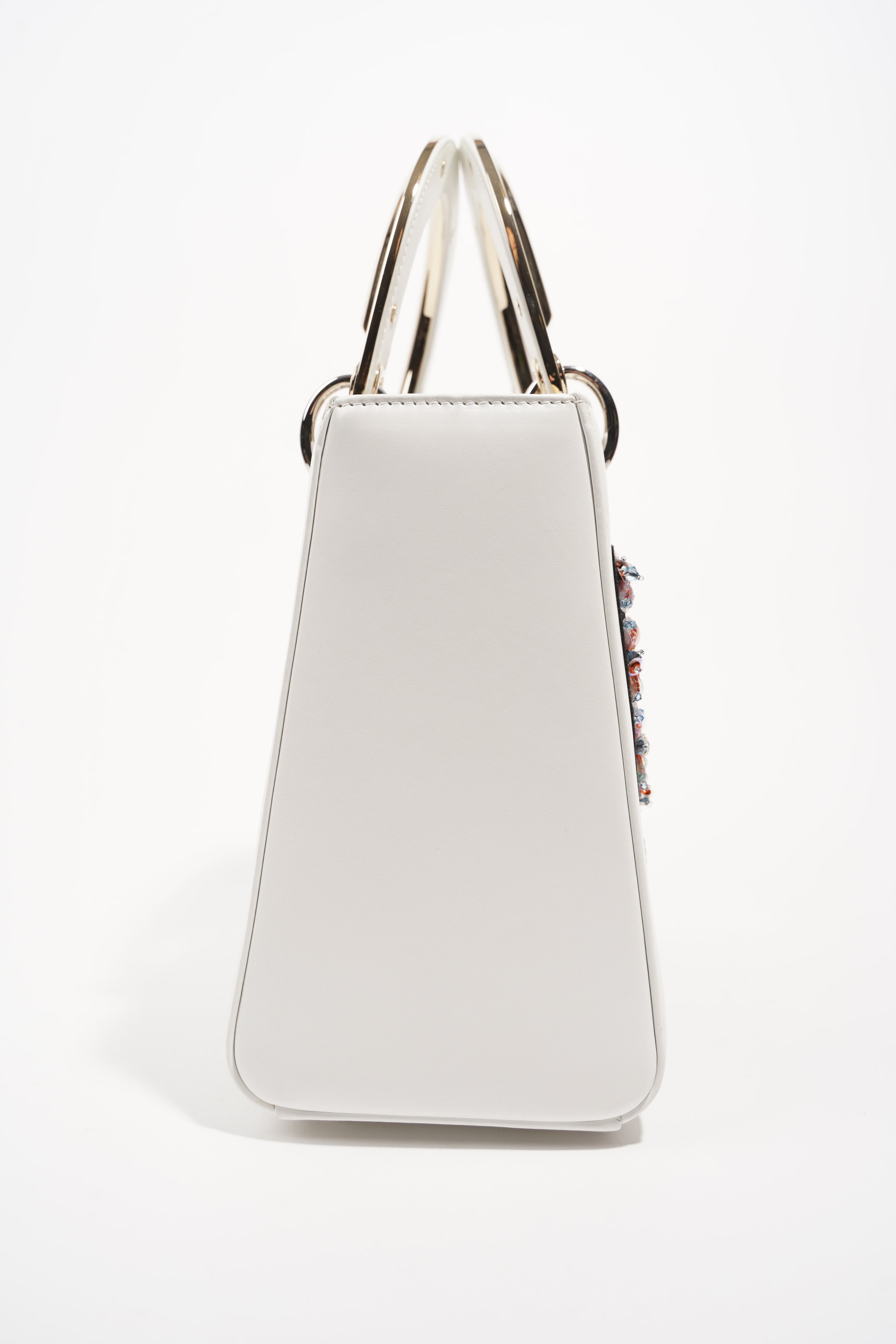 Christian Dior Lady Dior Patch White Medium