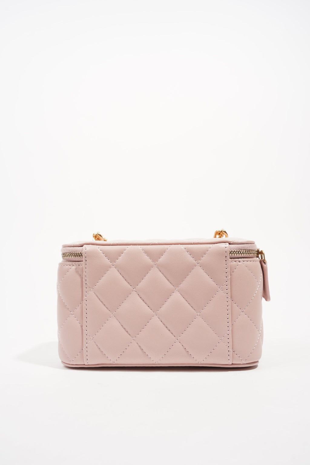 Chanel Womens Vanity Case With Jewel Chain