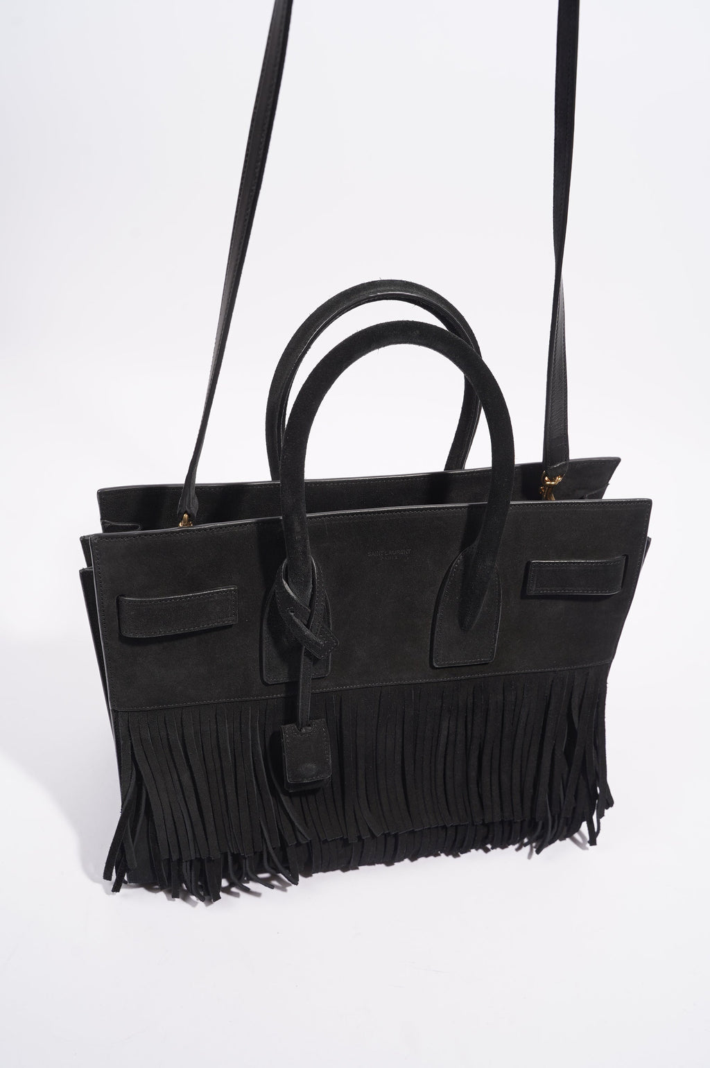 Saint Laurent Womens Sac De Jour Black Small