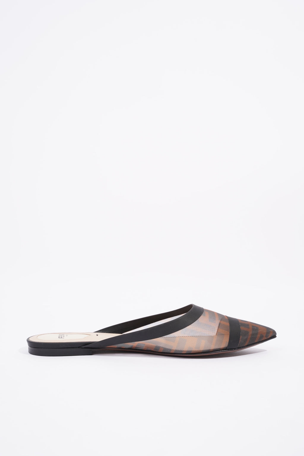 Fendi Womens Mesh Pumps Zucca Print EU 39 / UK 6