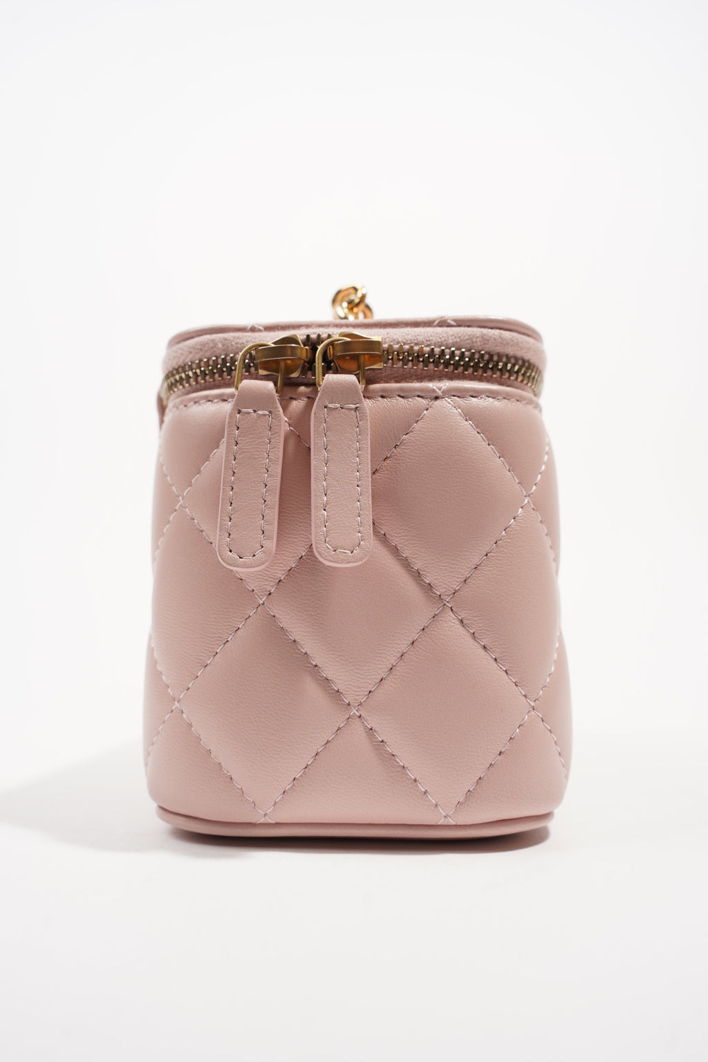 Chanel Womens Vanity Case With Jewel Chain