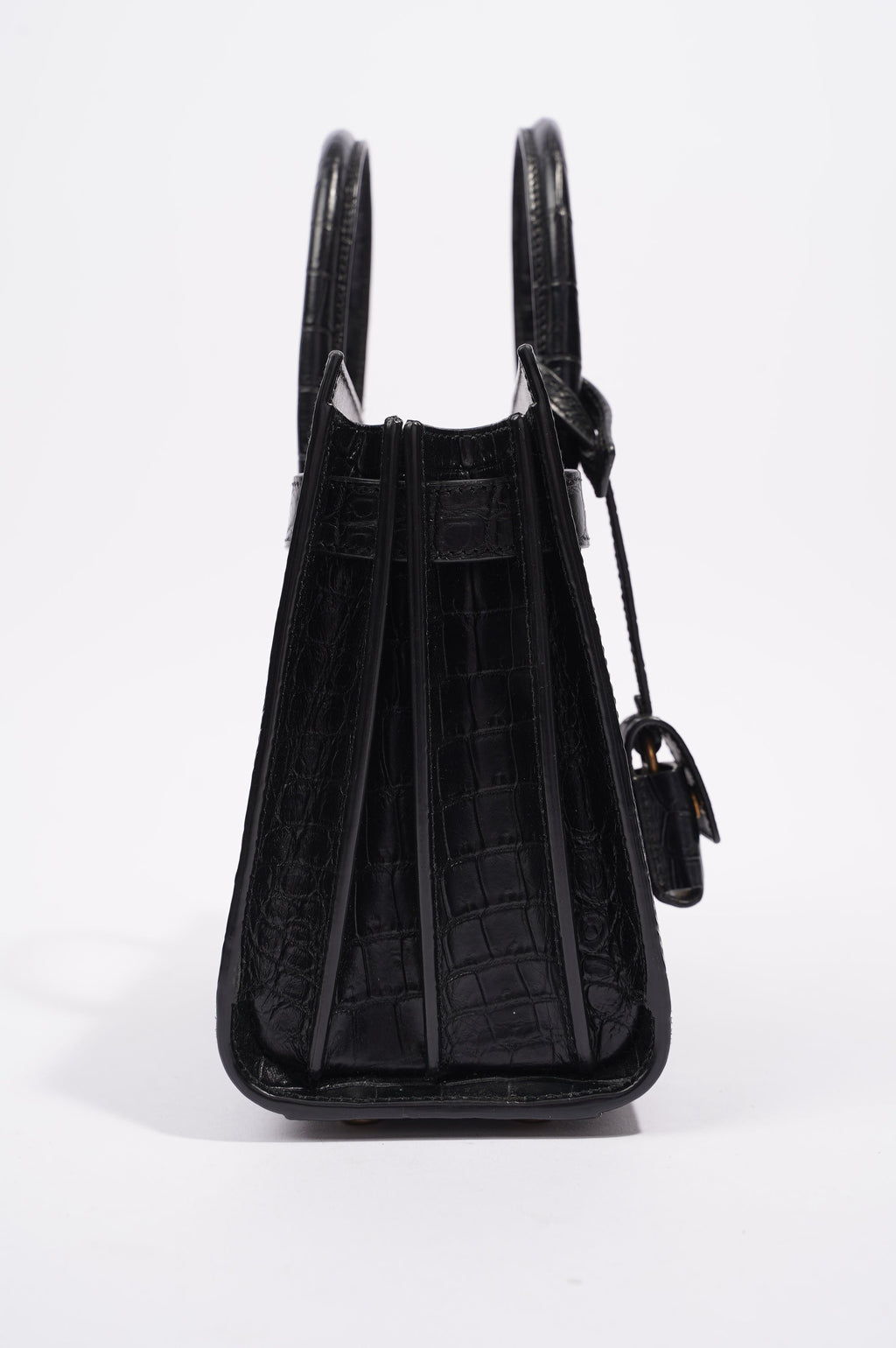 Saint Laurent Womens Sac De Jour Black / Croc Nano