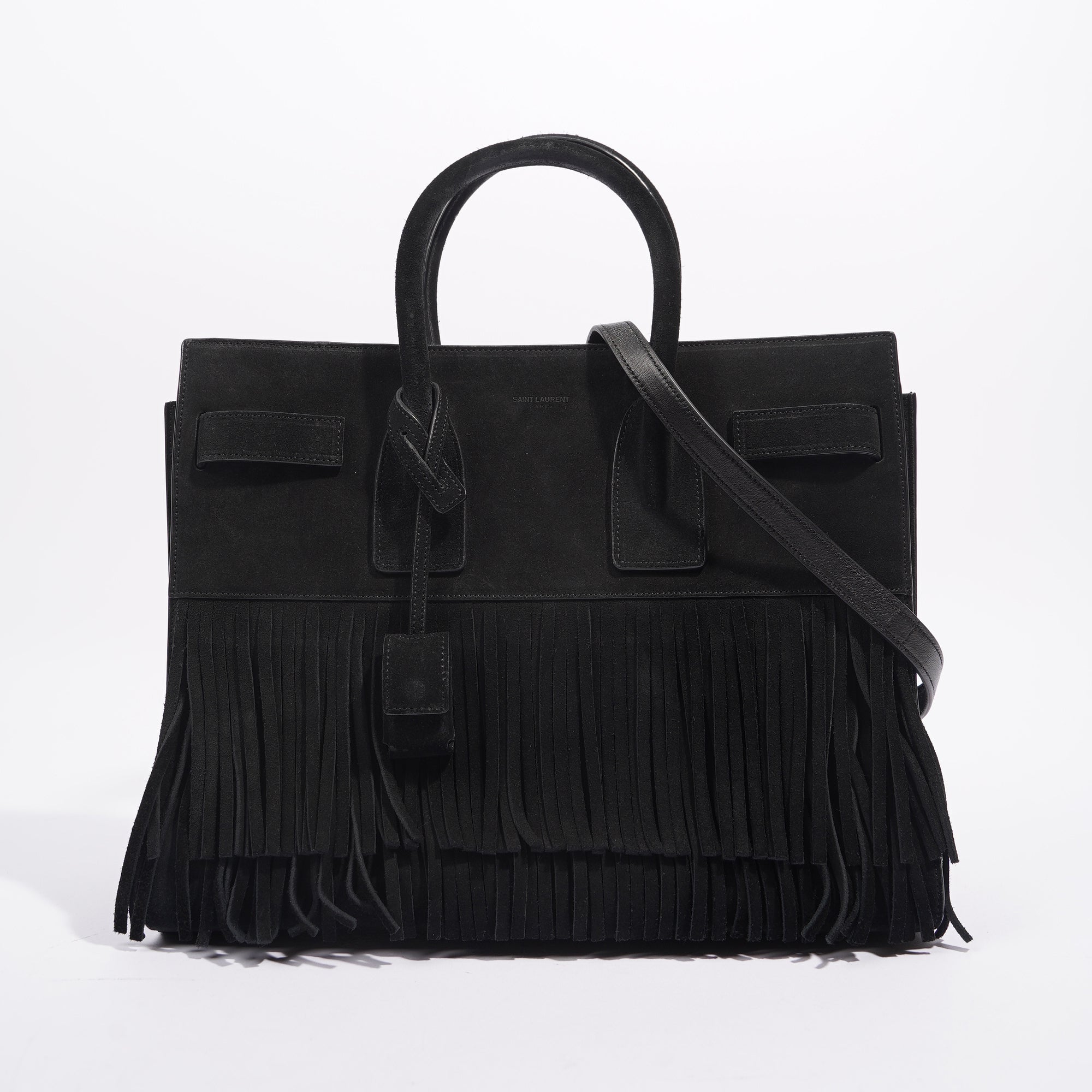 Saint Laurent Womens Sac De Jour Black Small