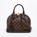 Louis Vuitton Womens Alma Damier Ebene BB