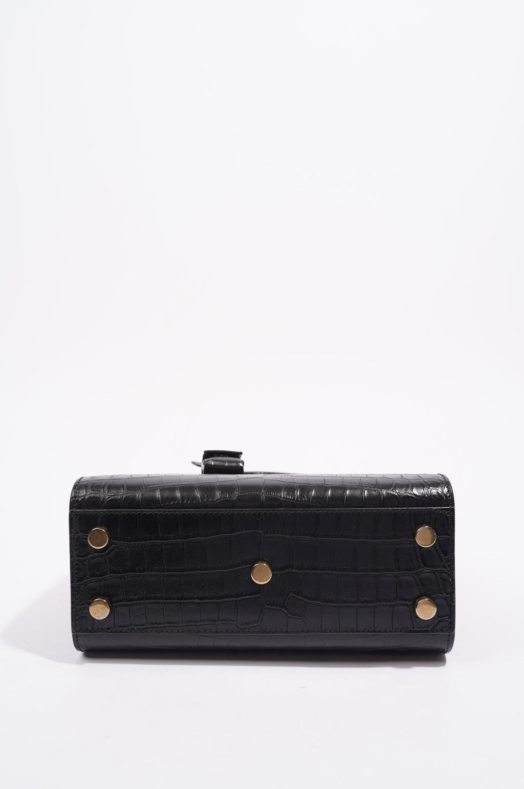 Saint Laurent Womens Sac De Jour Black / Croc Nano