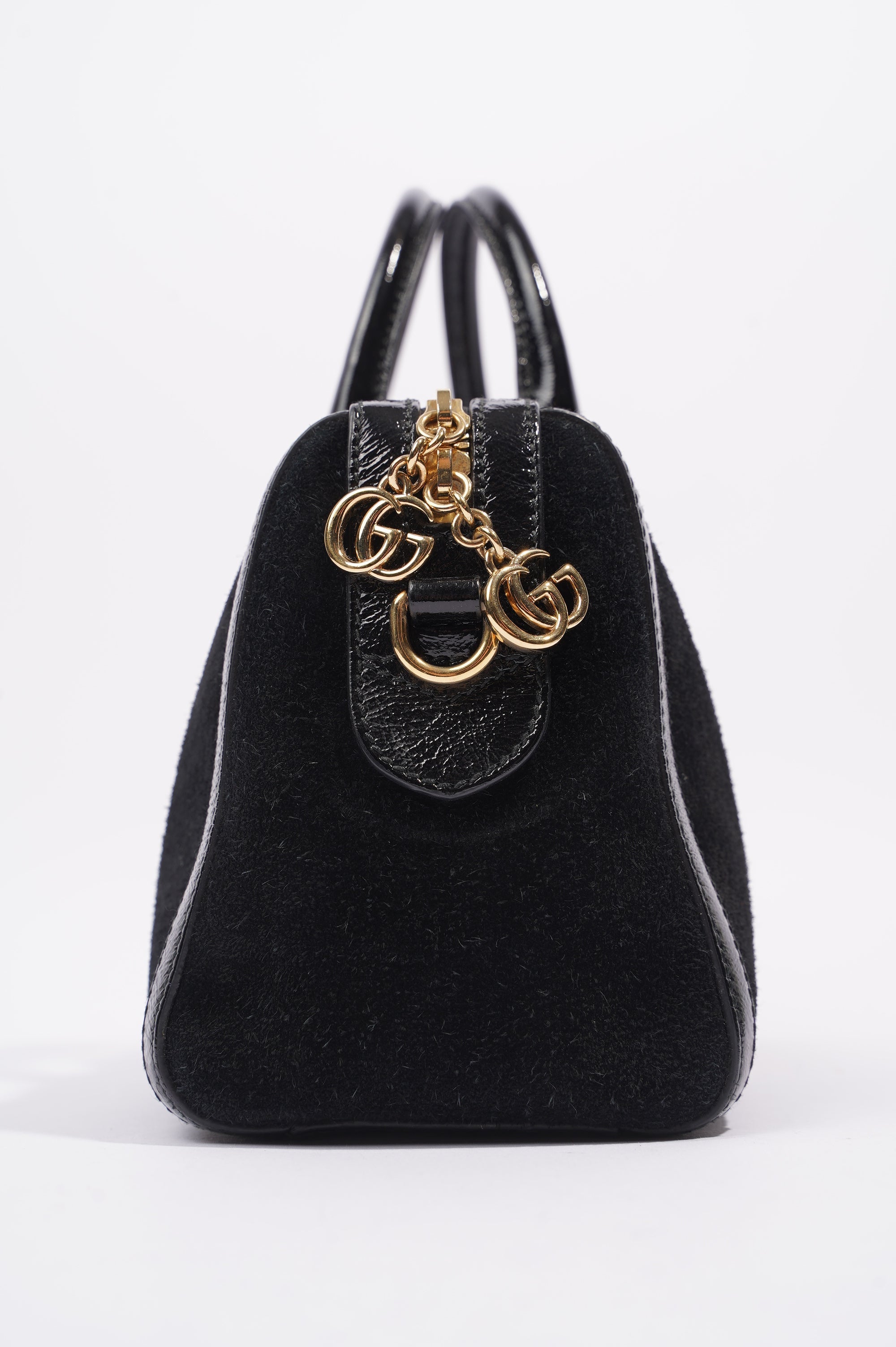 Gucci Womens Ophidia Boston Bag Black / Green / Red