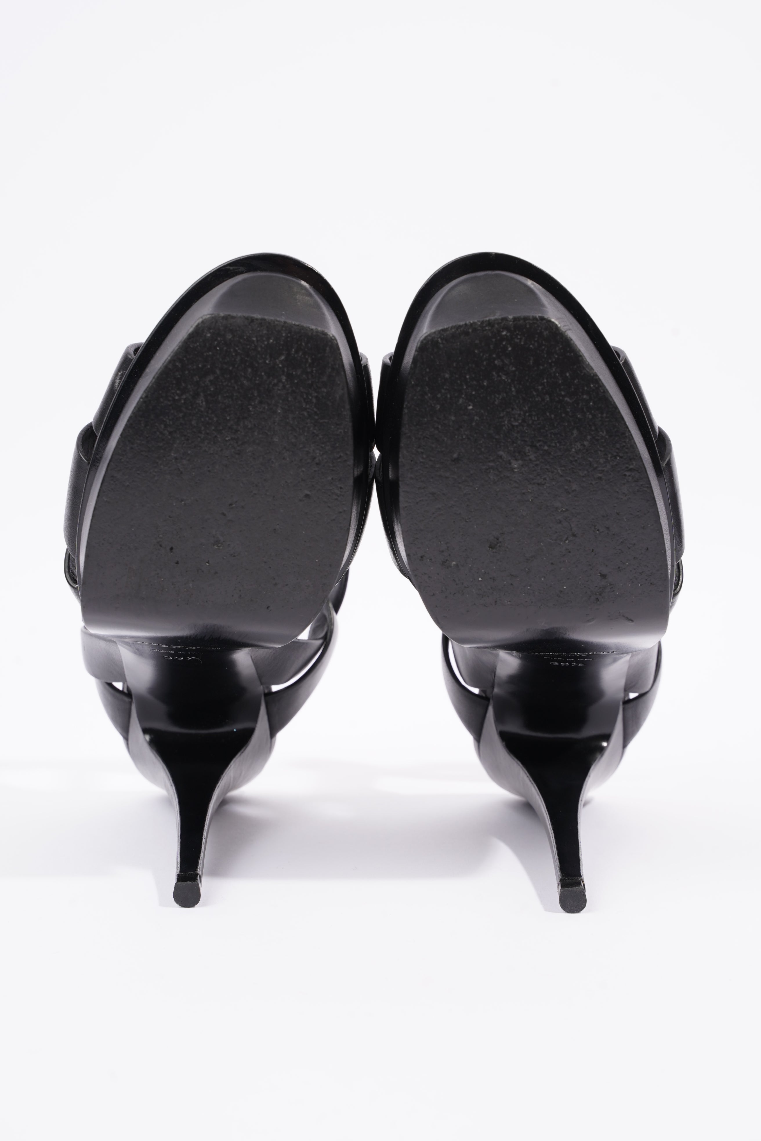 Saint Laurent Womens Tribute Platform Heel 90 Black EU 39.5 / EU 6.5