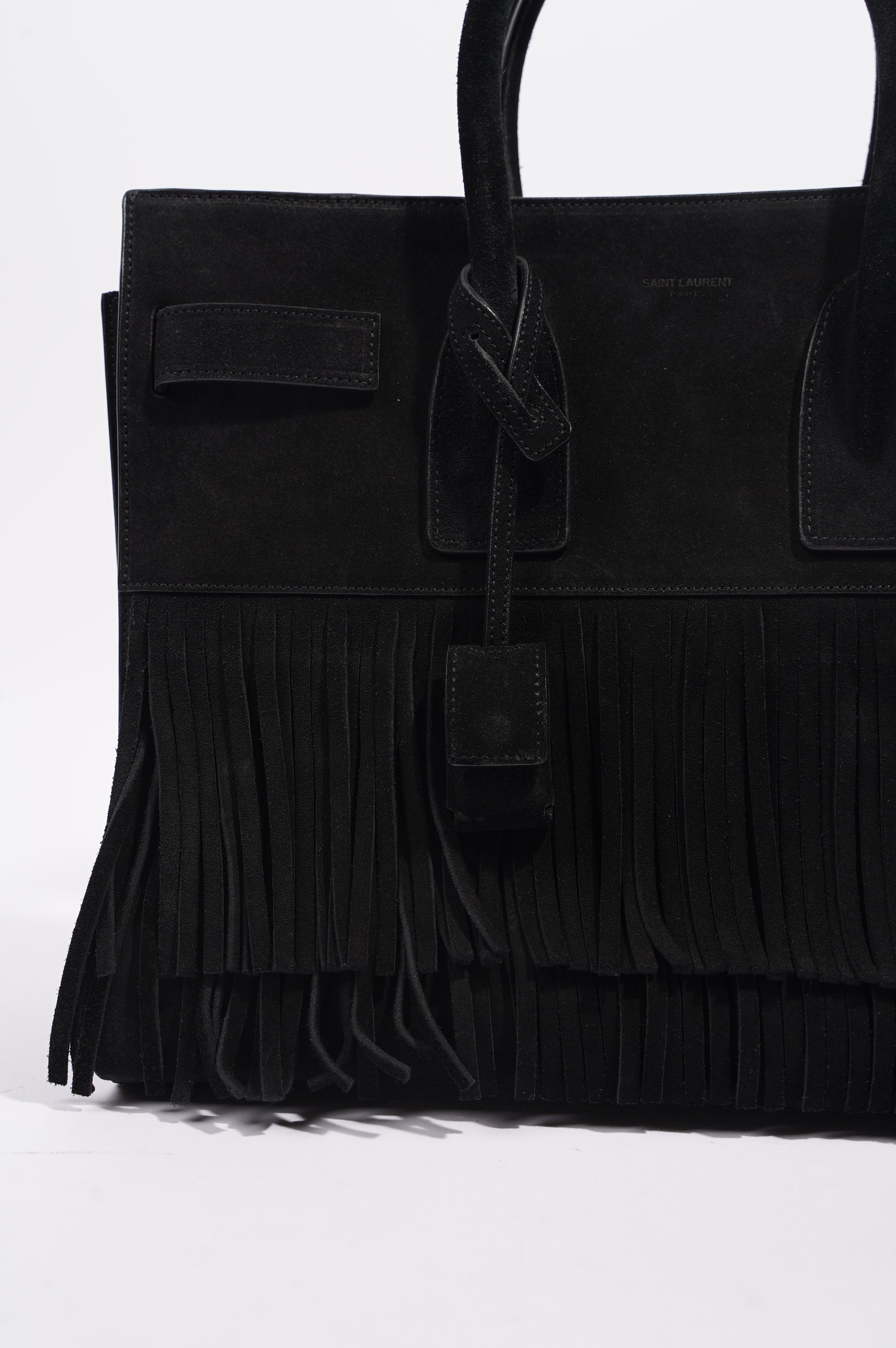 Saint Laurent Womens Sac De Jour Black Small