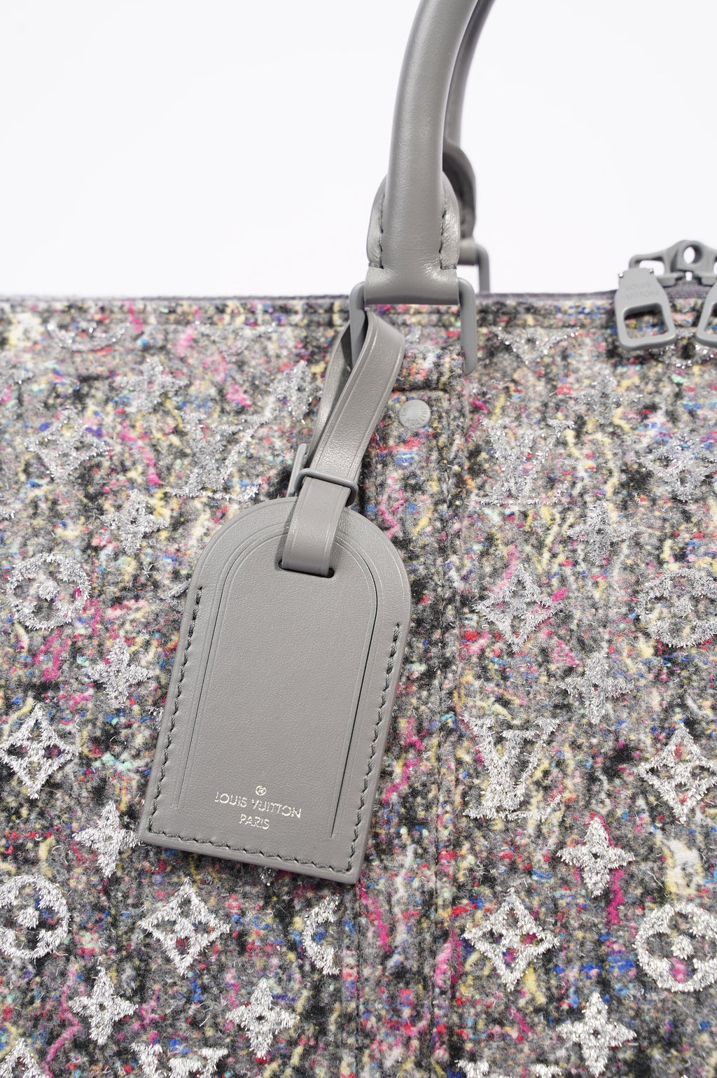 Louis Vuitton Womens Keepall Bandouliere Multicolour Wool Monogram 50