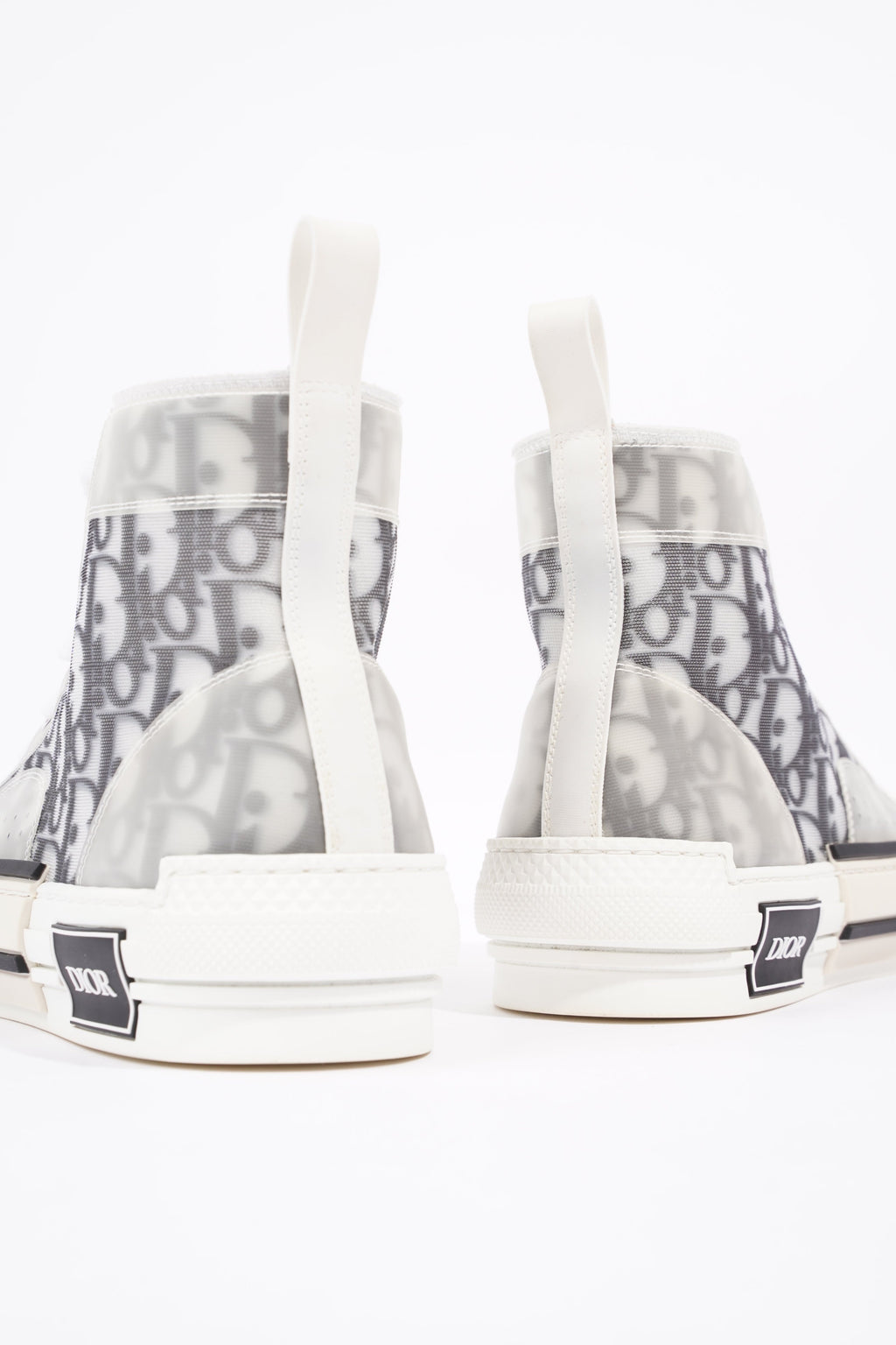 Christian Dior Mens B23 High Top Grey / Oblique EU 40 / UK 6
