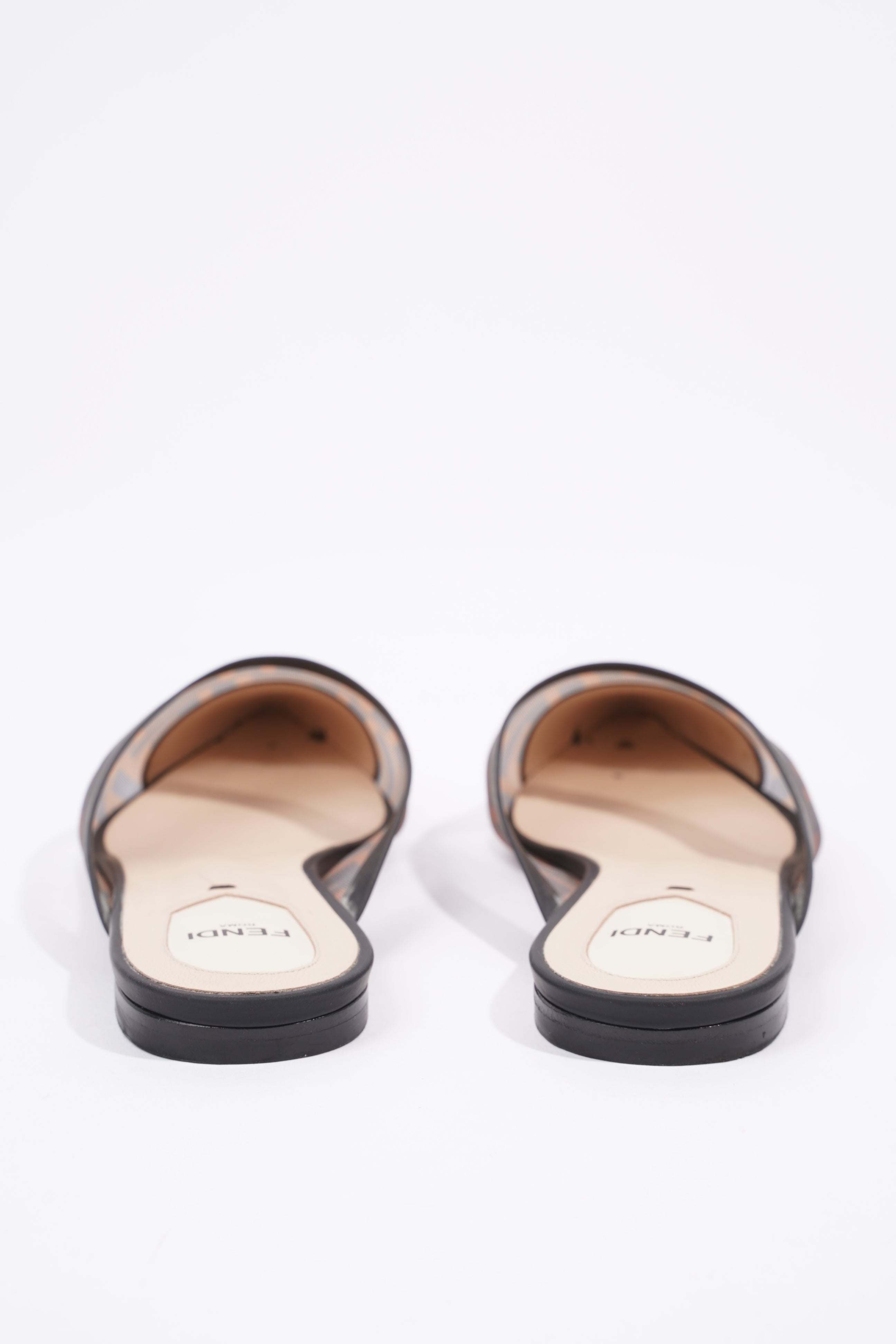 Fendi Womens Mesh Pumps Zucca Print EU 39 / UK 6