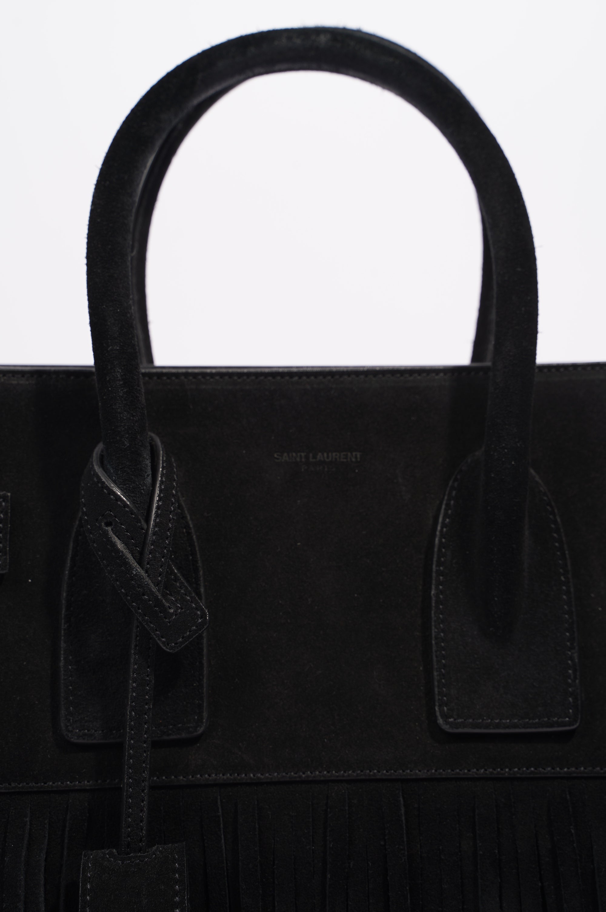 Saint Laurent Womens Sac De Jour Black Small