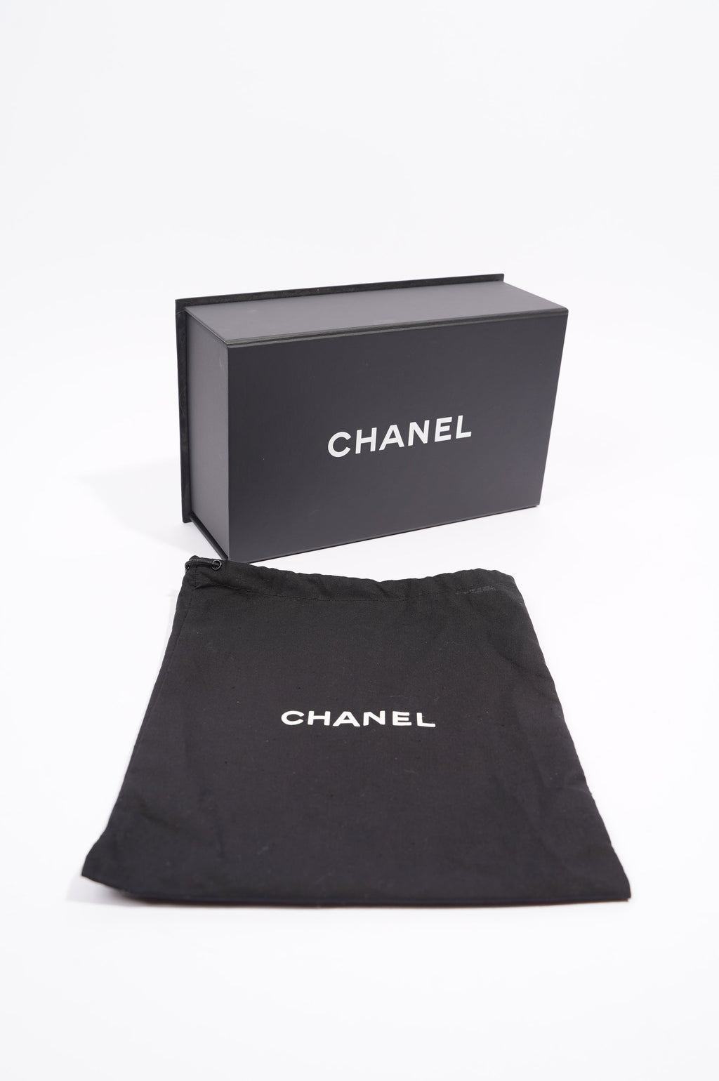 Chanel Womens Lambskin Flap Bag Black Mini
