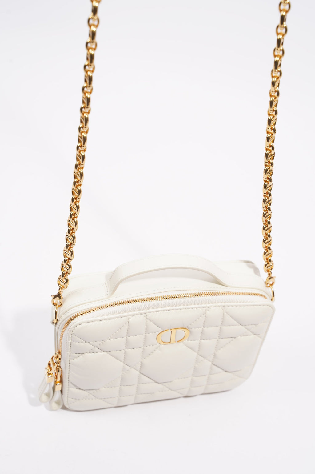 Christian Dior Womens Caro Box Bag Latte