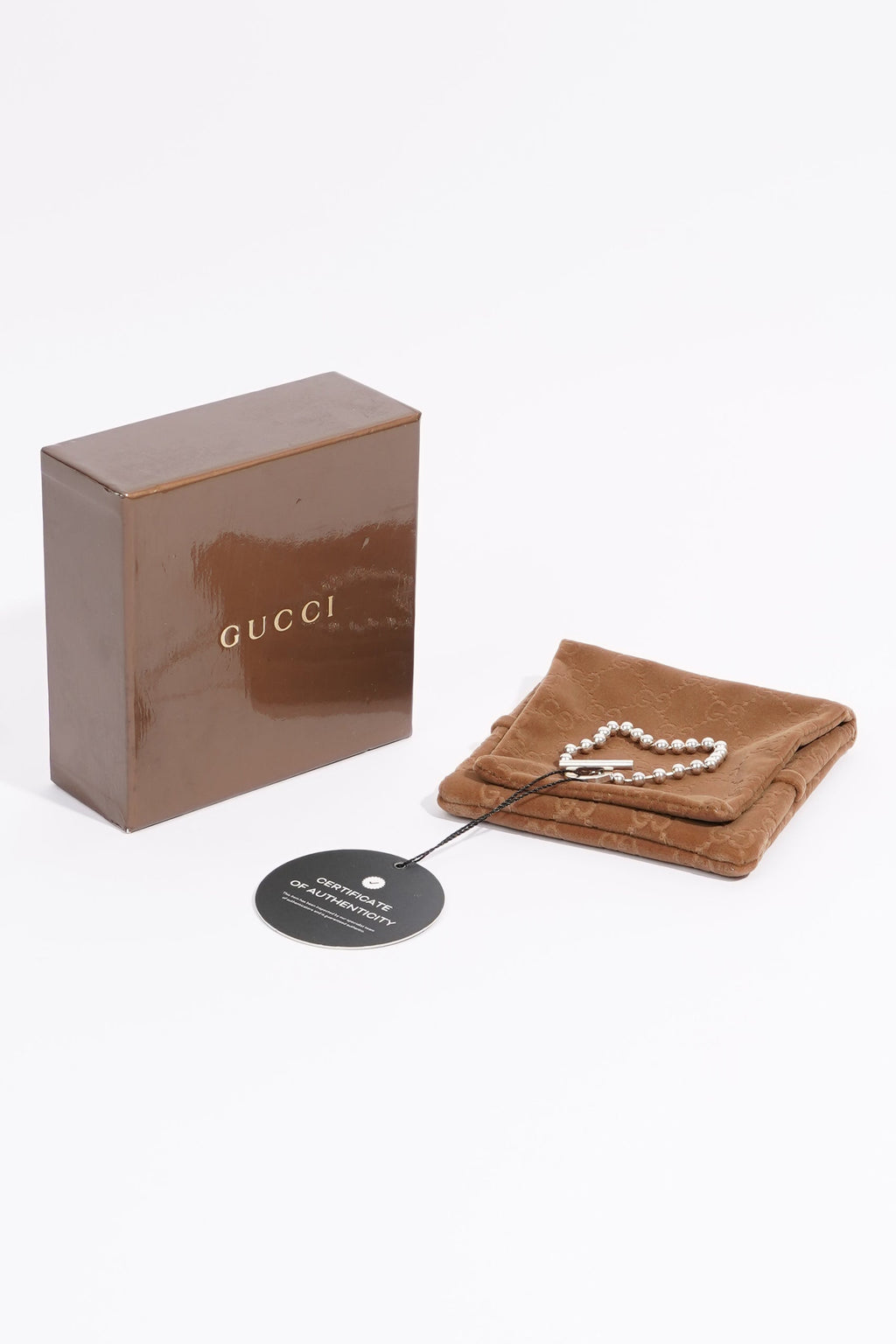 Gucci Boule Chain Bracelet Sterling Silver