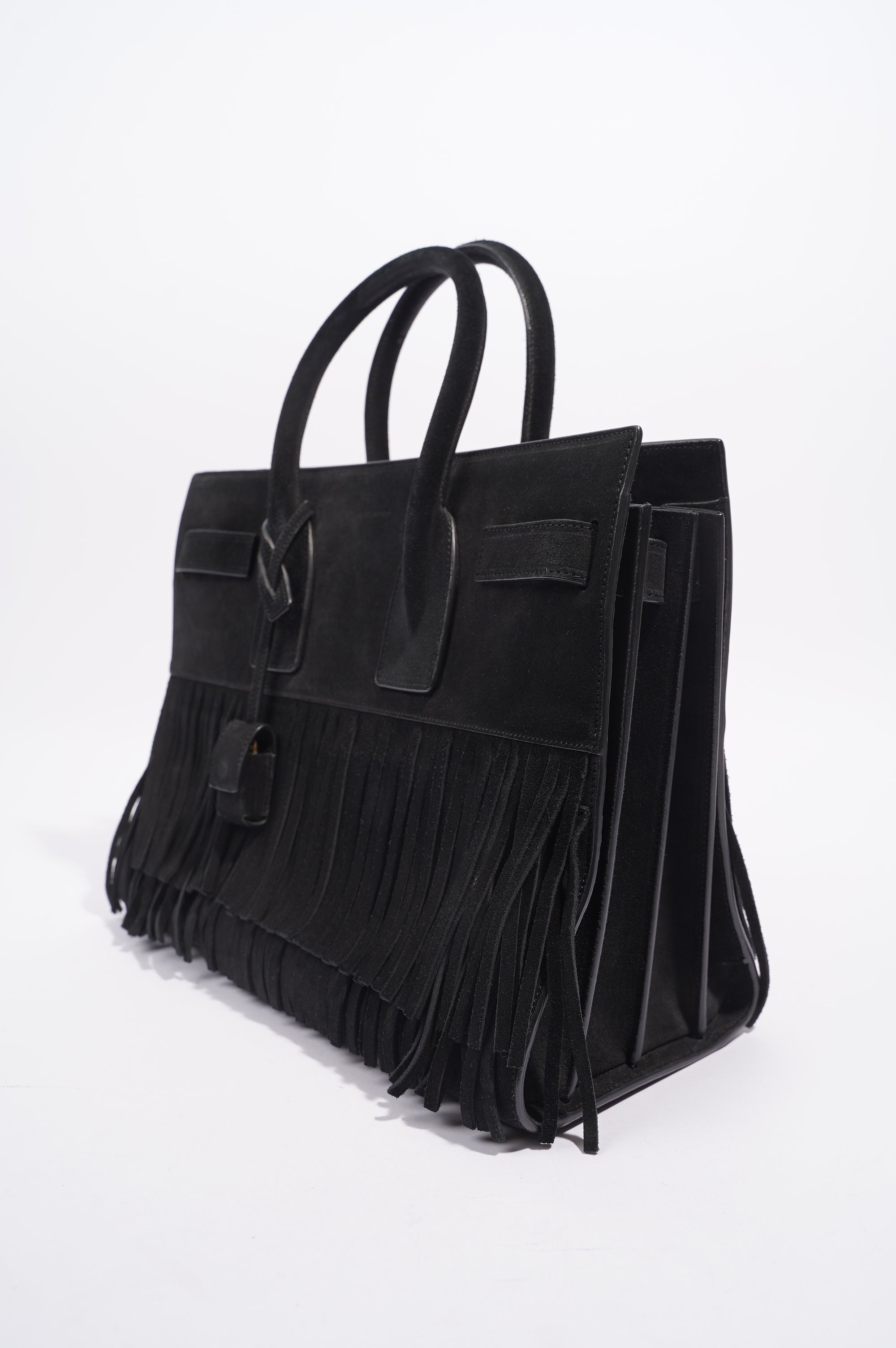 Saint Laurent Womens Sac De Jour Black Small