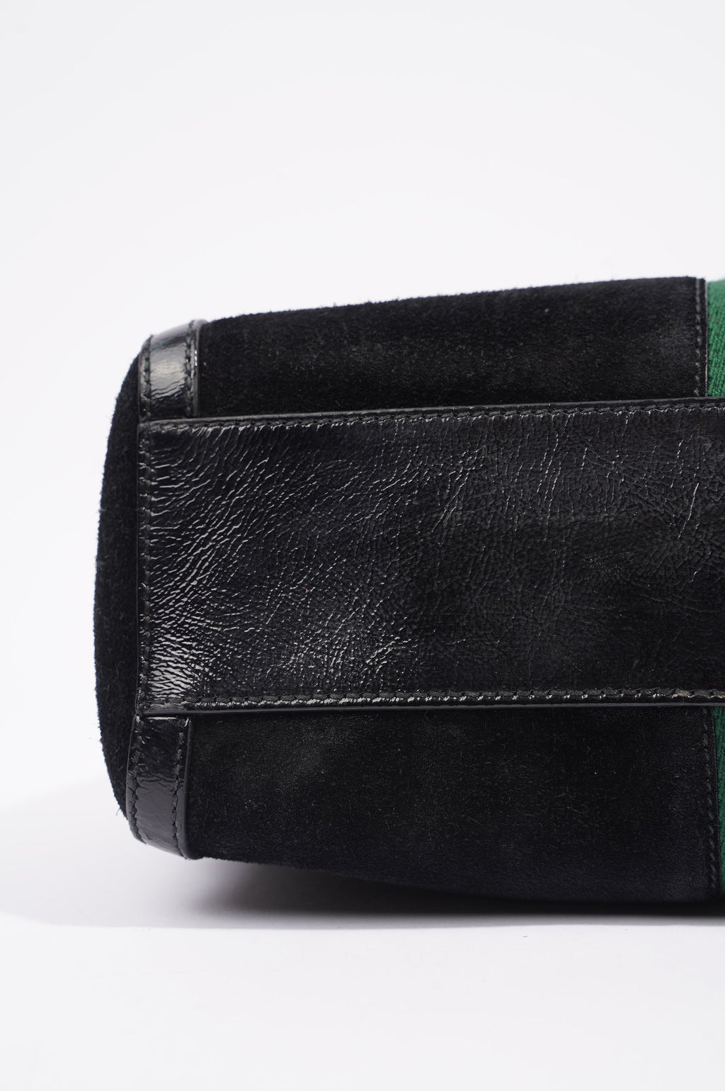 Gucci Womens Ophidia Boston Bag Black / Green / Red