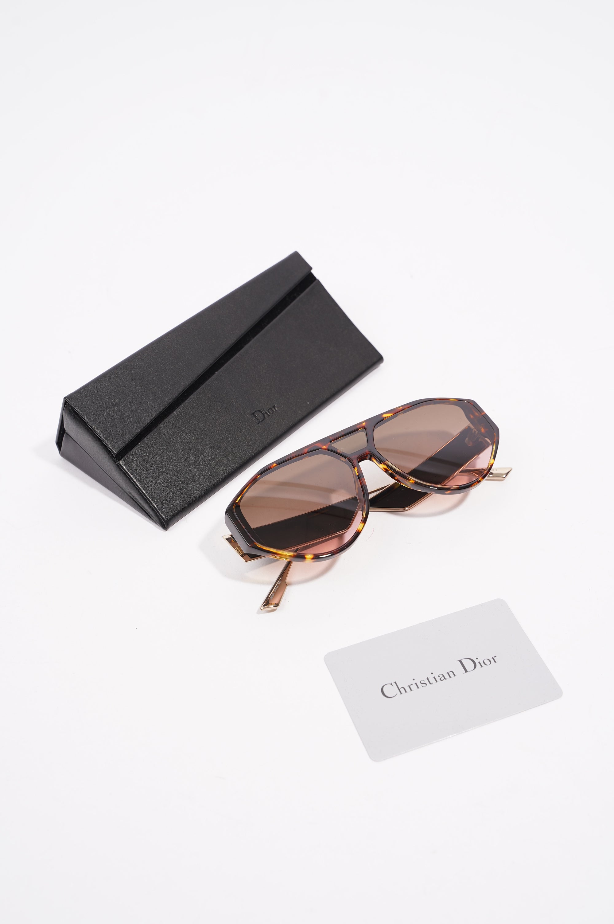Christian Dior Womens Sunglasses 08686 150 Brown / Black