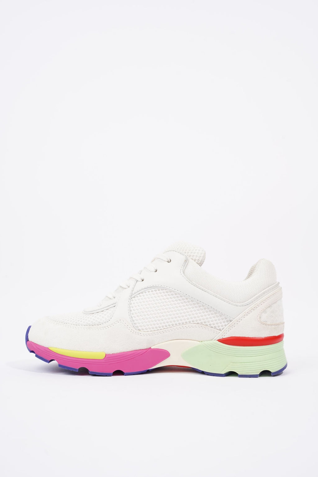 Chanel Womens CC Logo White / Multi Midsole EU 36.5 / UK 3.5