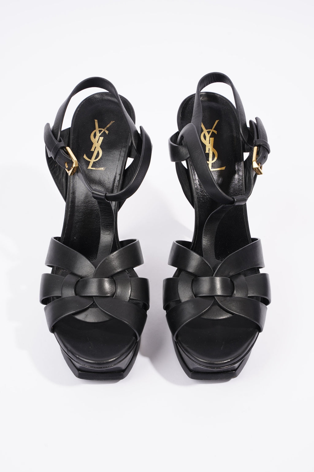 Saint Laurent Womens Tribute Platform Heel 90 Black EU 39.5 / EU 6.5