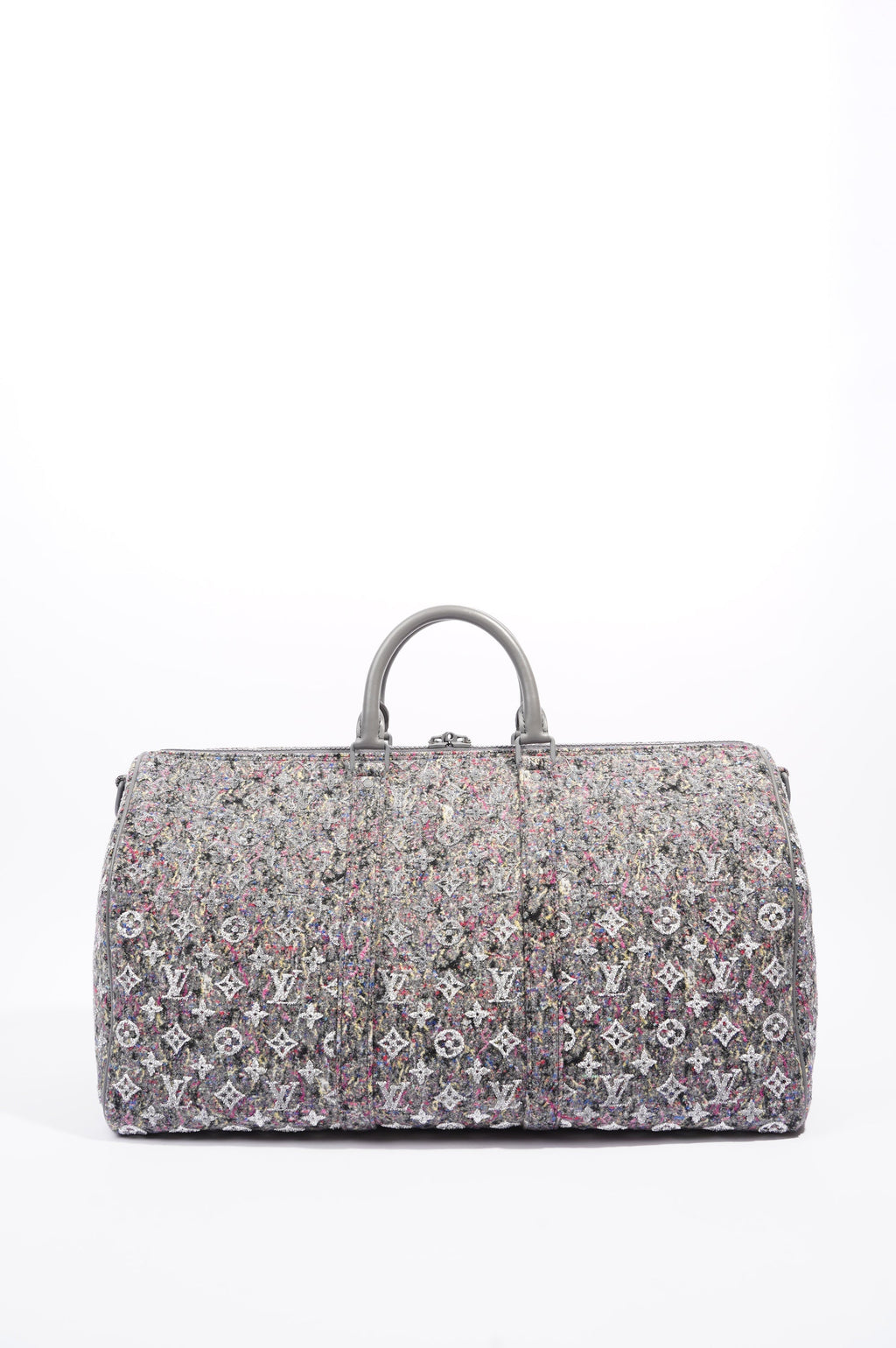 Louis Vuitton Womens Keepall Bandouliere Multicolour Wool Monogram 50