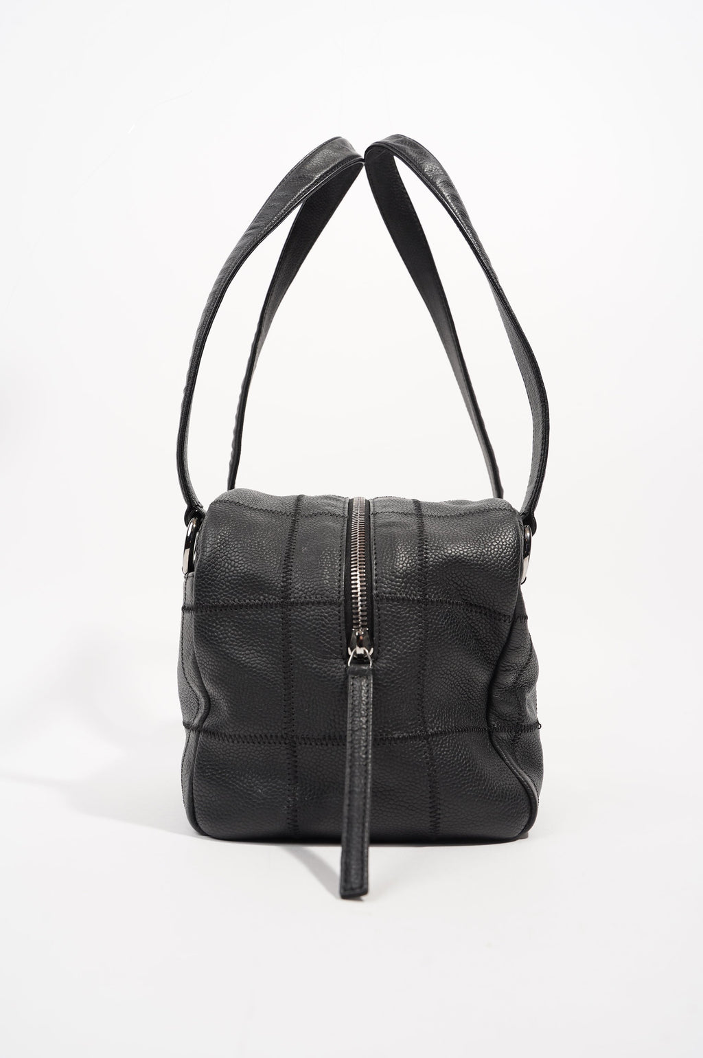 Chanel Womens Chocolate Box Bowling Bag Small