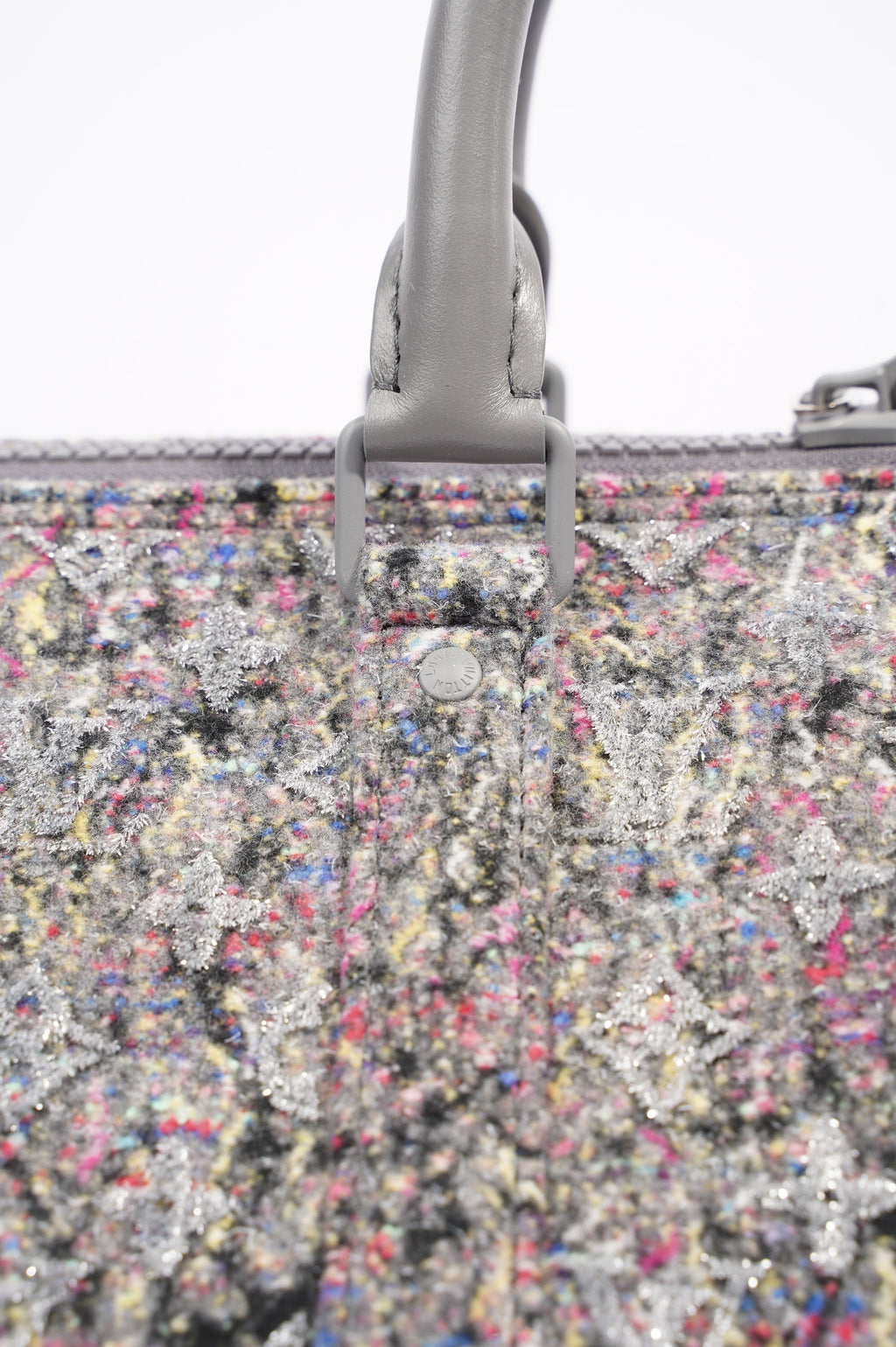 Louis Vuitton Womens Keepall Bandouliere Multicolour Wool Monogram 50